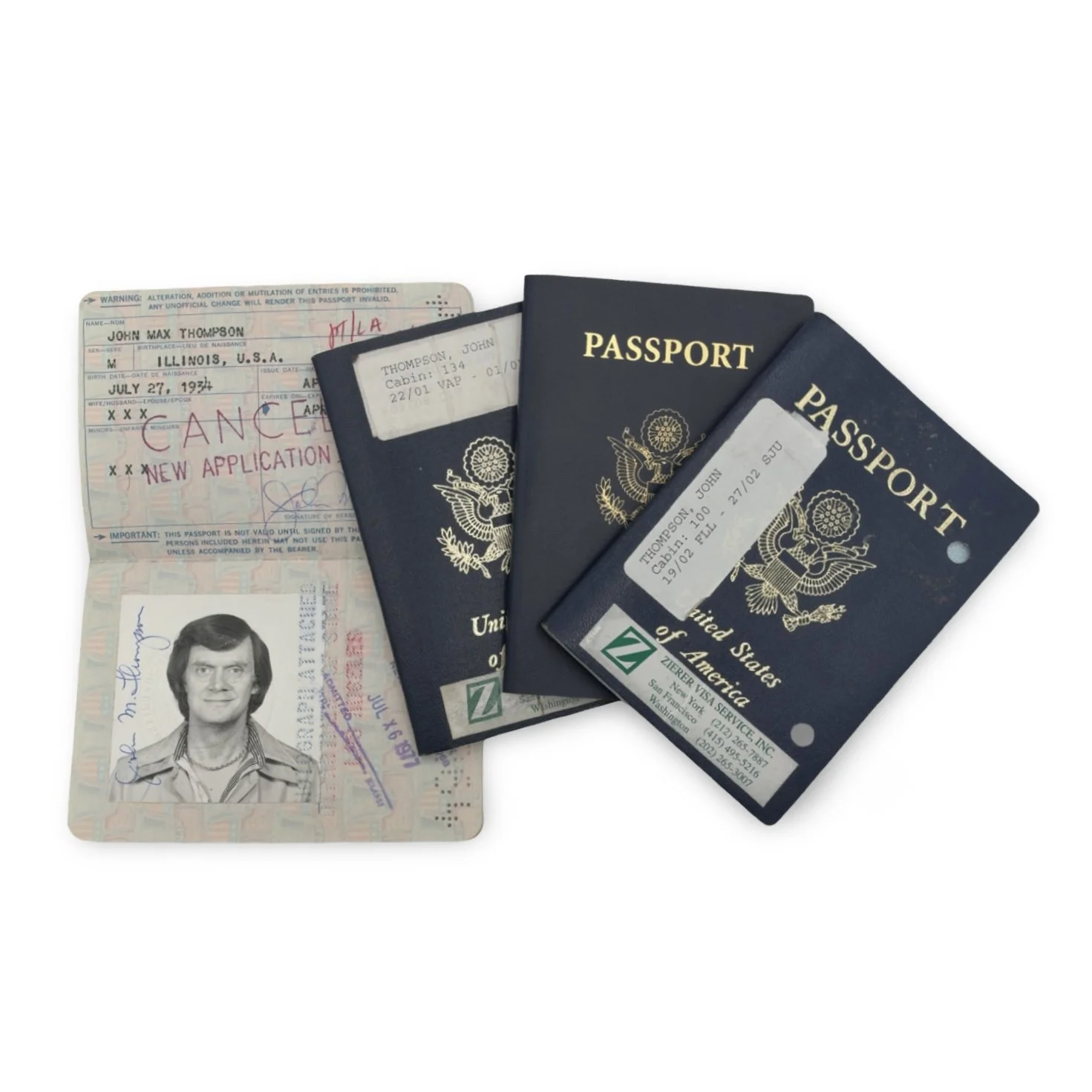 Johnny Thompson’s Passports