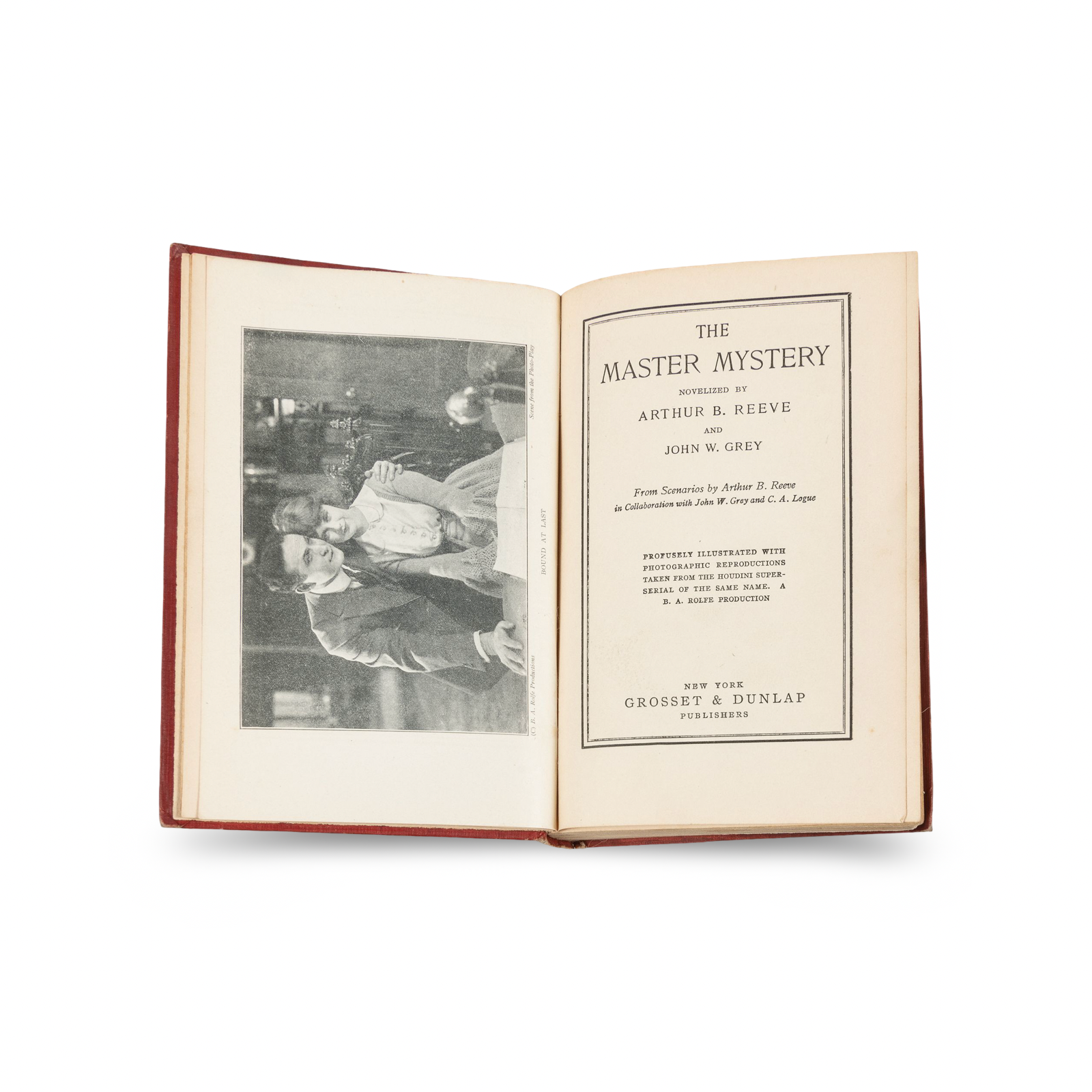 The Master Mystery. Arthur B. Reeve and John W. Grey. New York: Grosset & Dunlap, 1919. First edition.