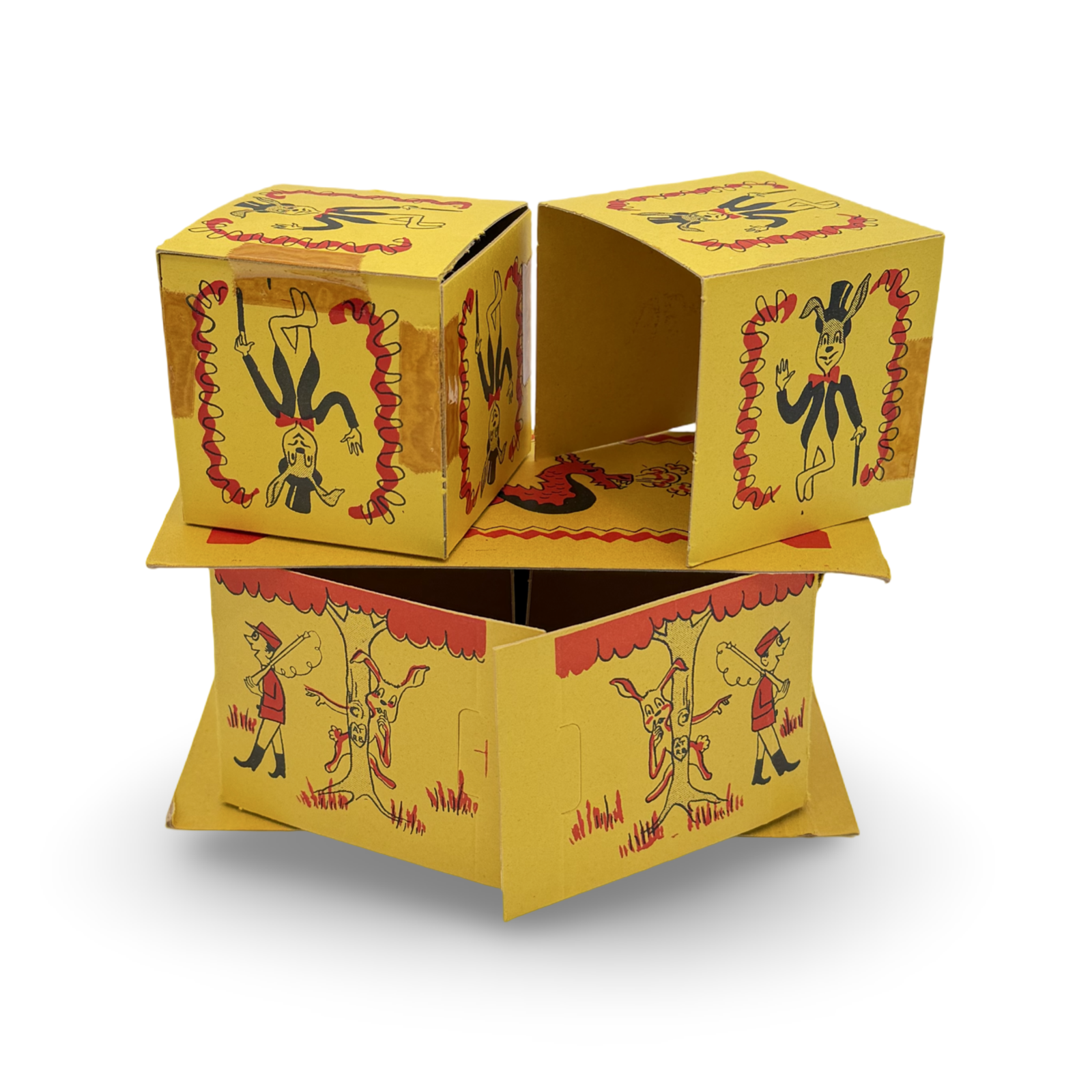 The Magic Rabbit Die Box. E-Z Magic, D. Robbins, Brooklyn, ca. 1955