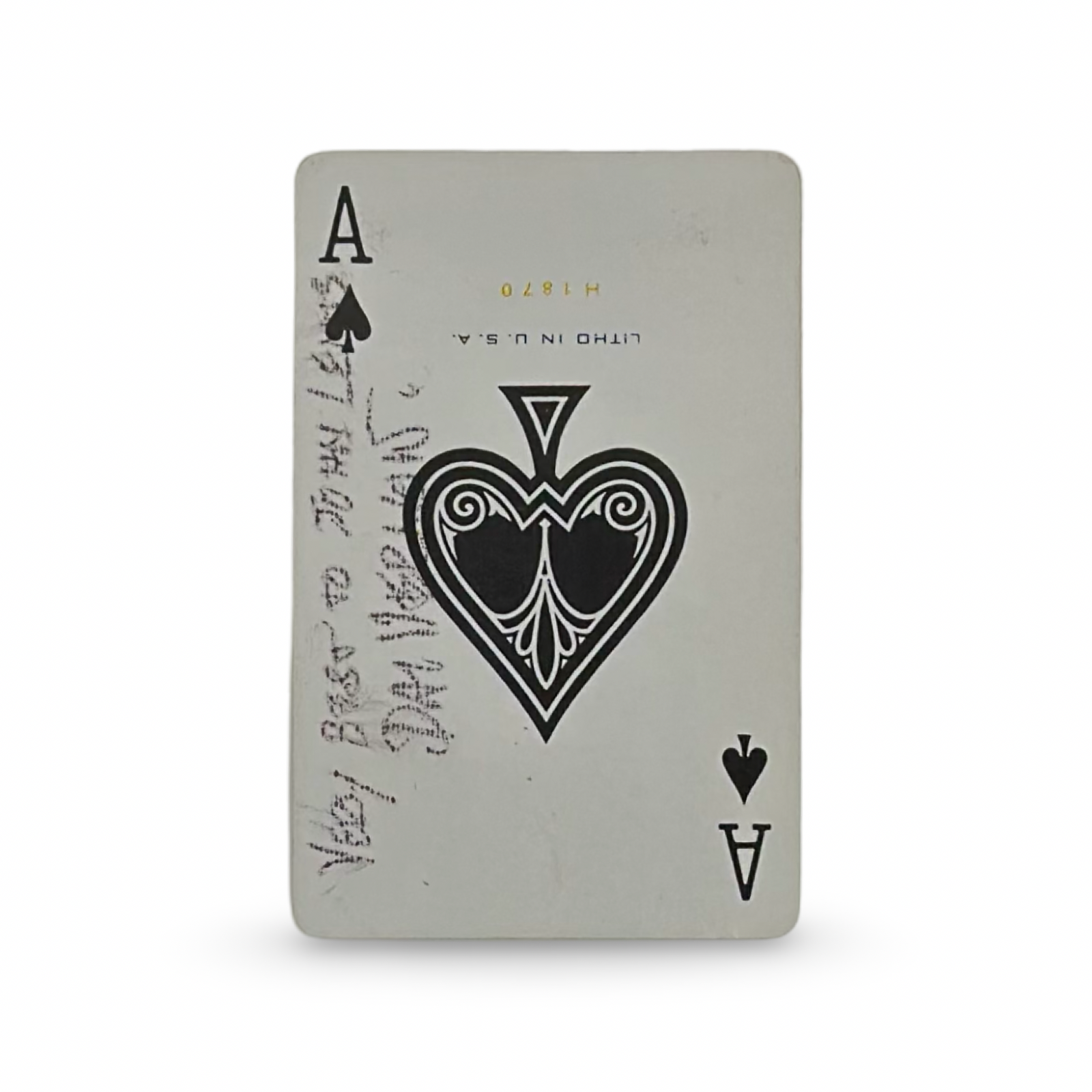 Dai Vernon Signed Playing Card