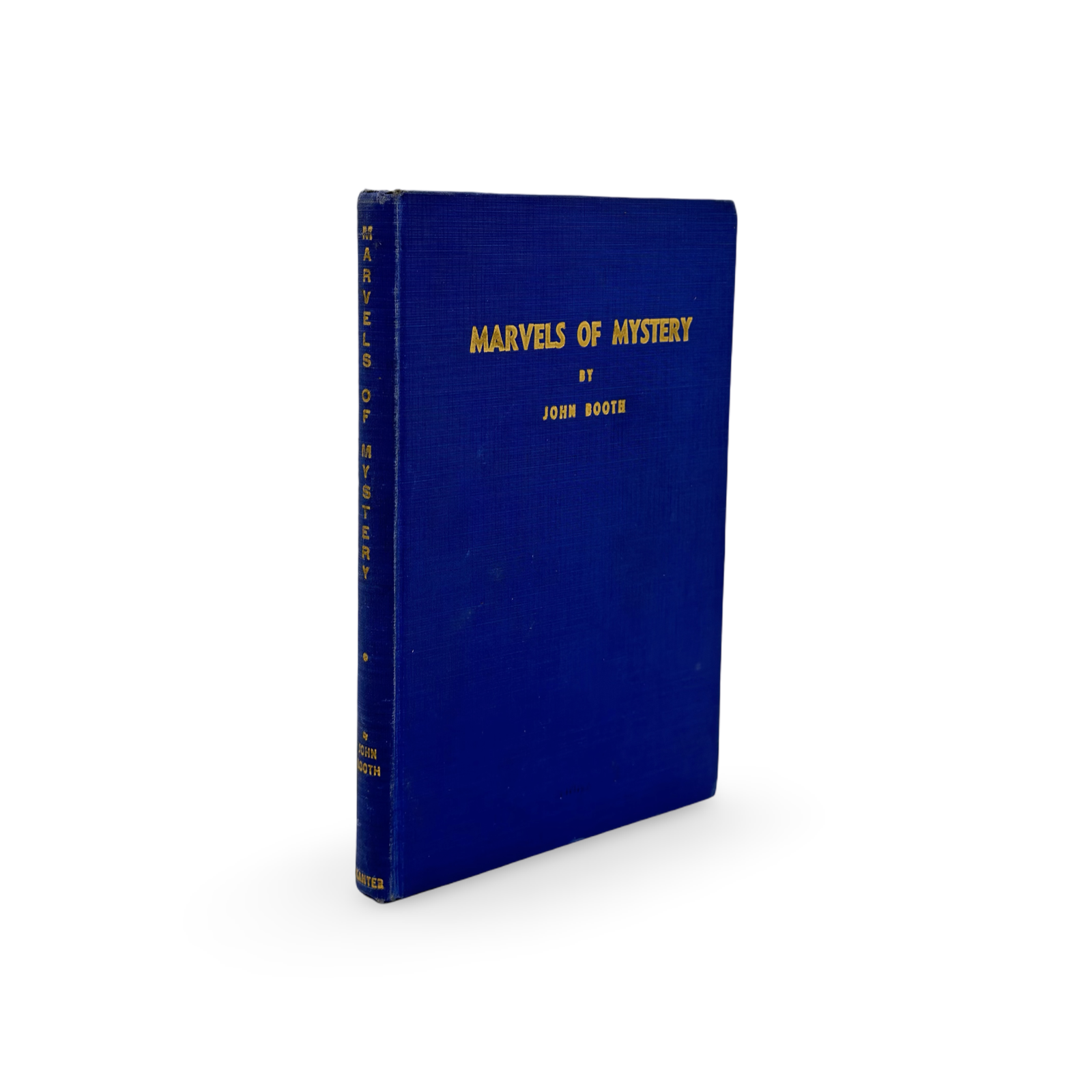 Marvels of Mystery. John Booth. First Edition, 1941.