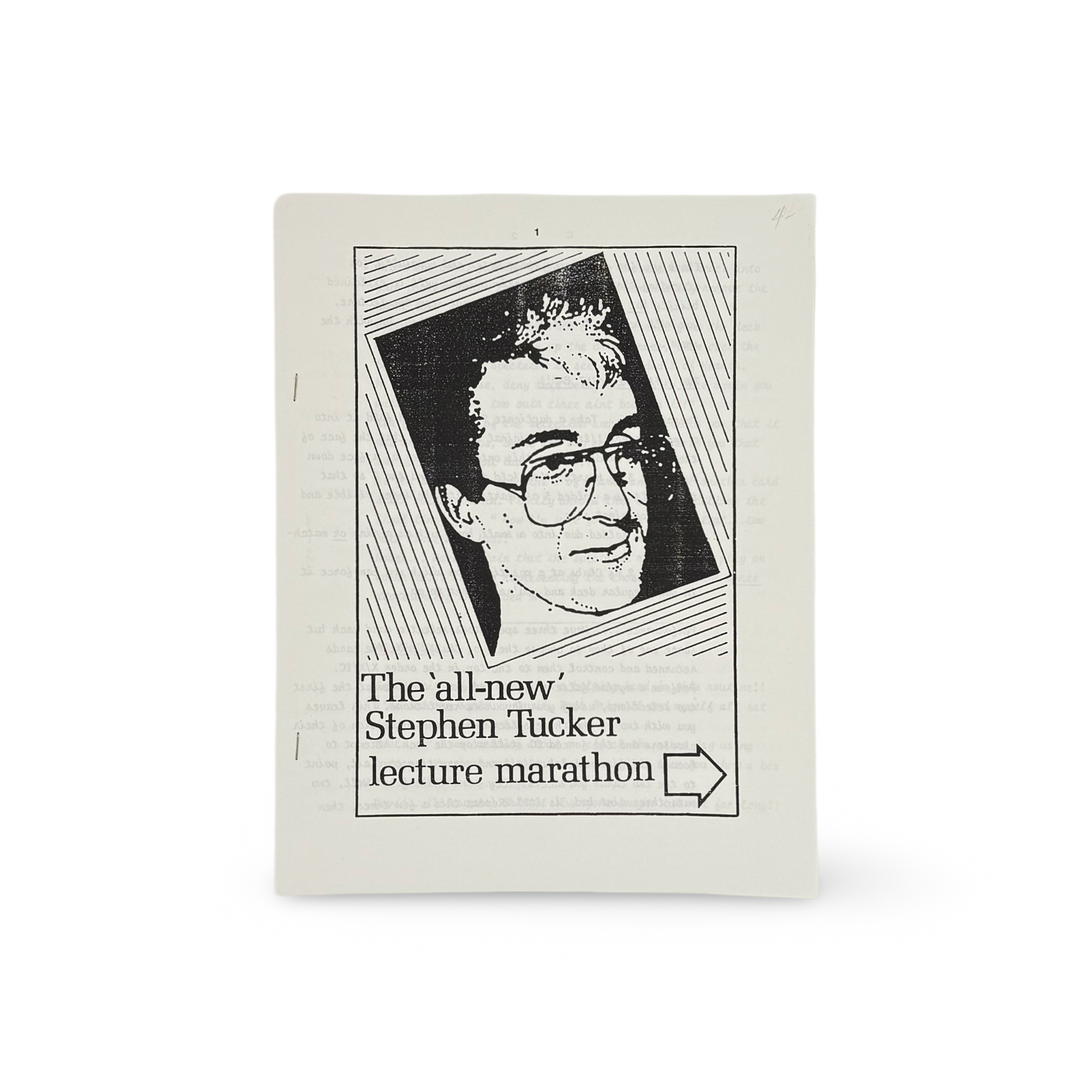 The ‘all new’ Stephen Tucker lecture marathon