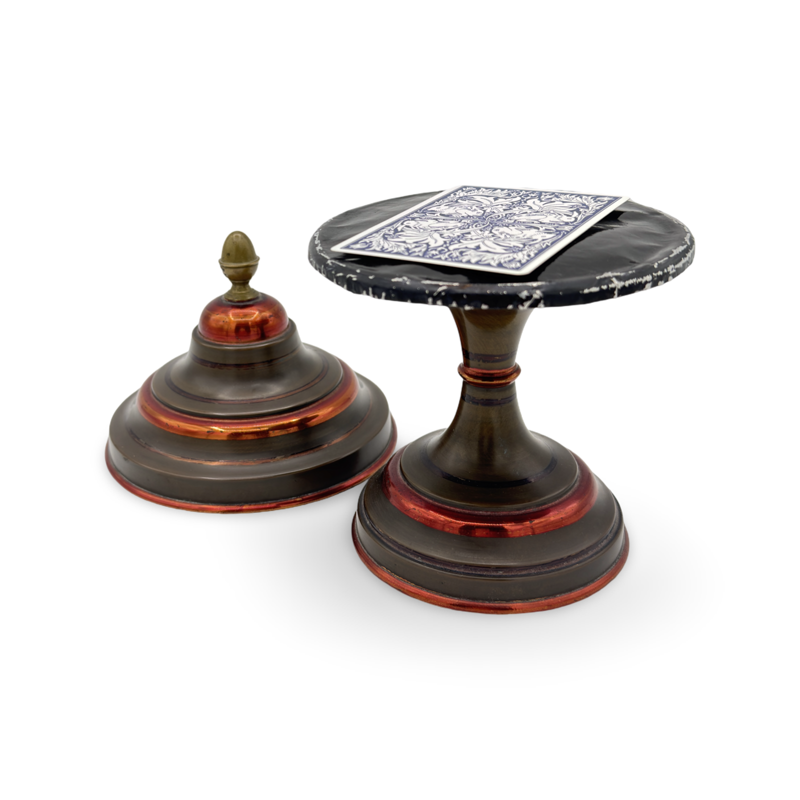 Card Pedestal. British, ca. 1890.