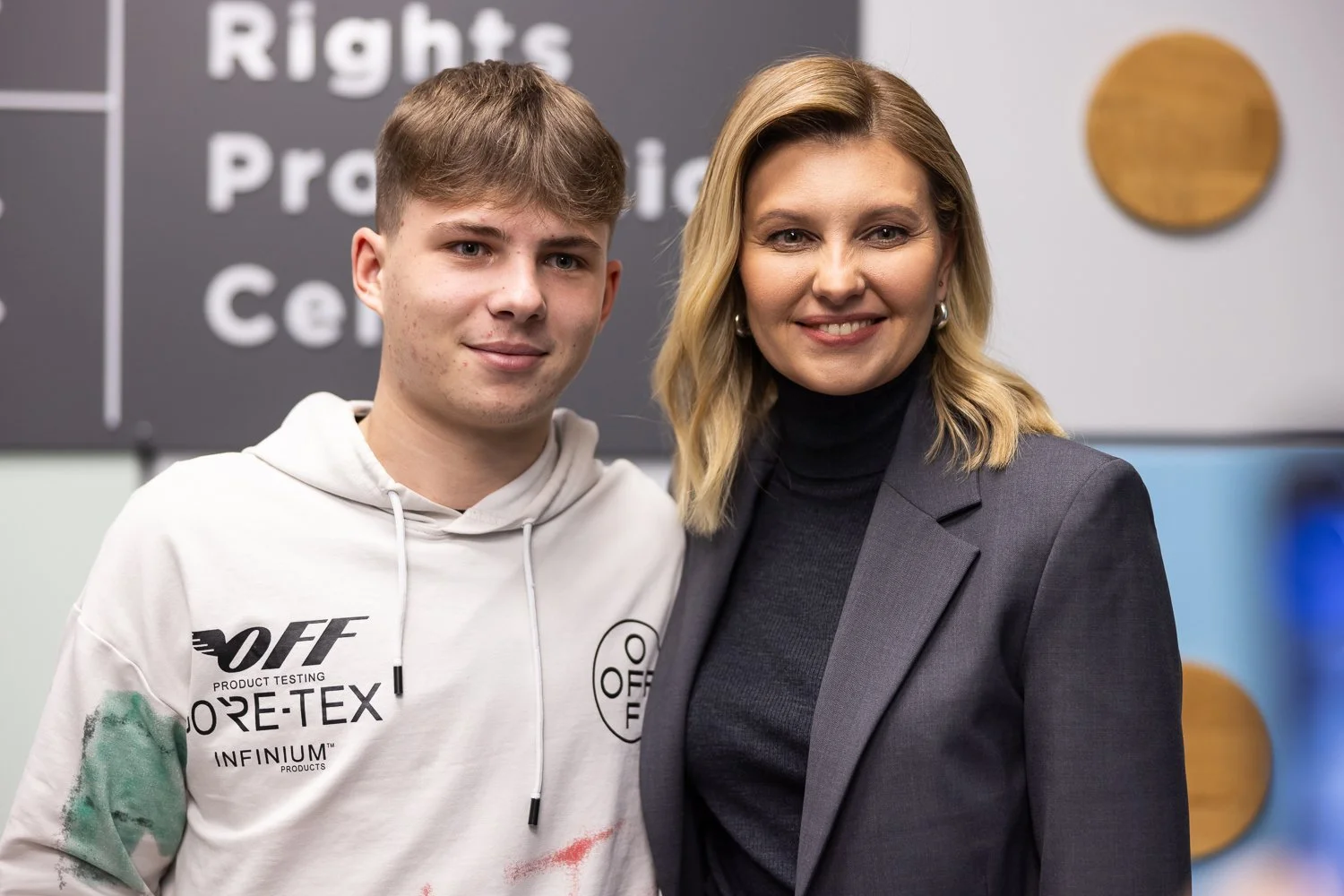 Sergey Cherednichenko & First Lady of Ukraine.jpg