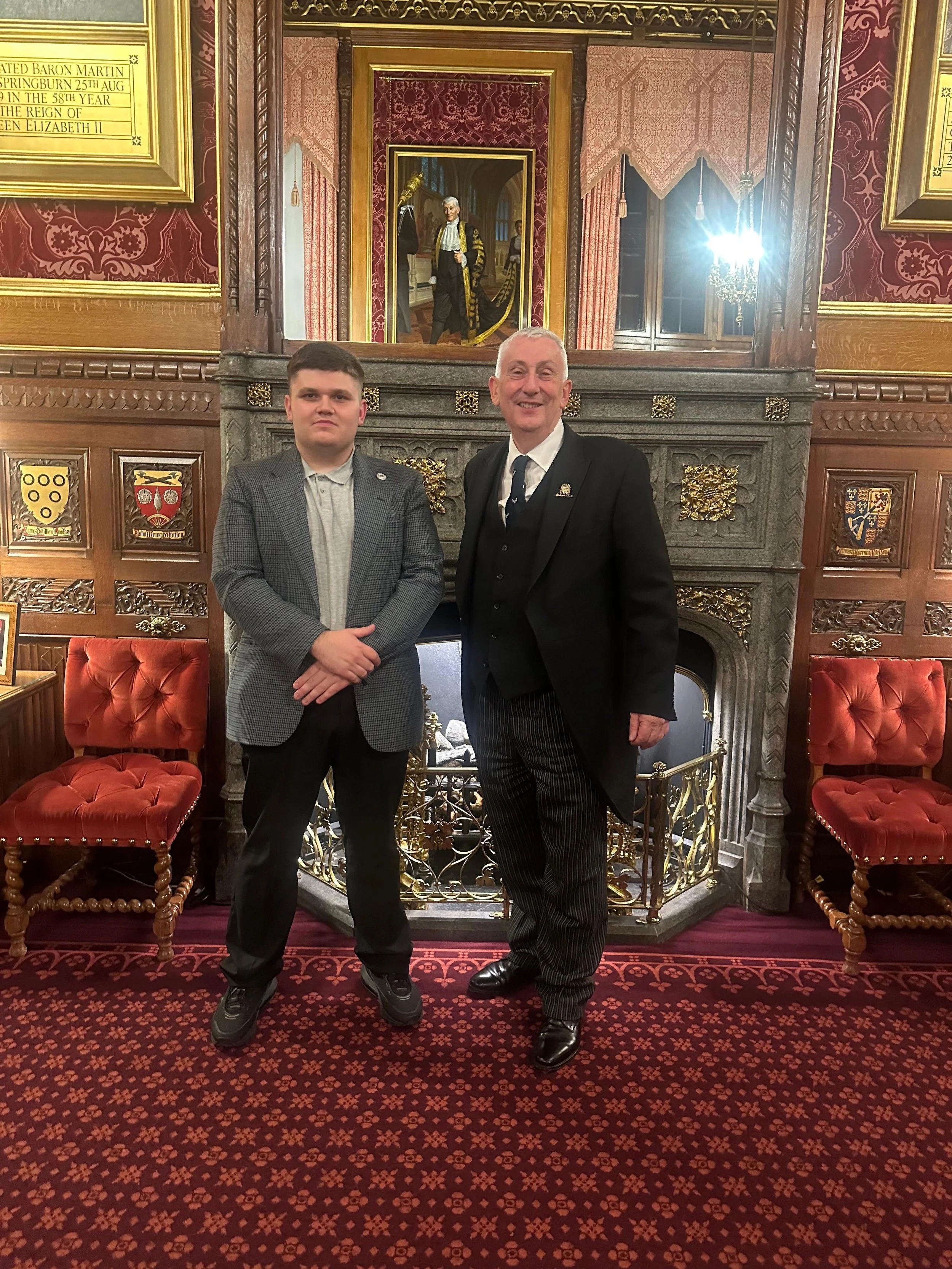 Speaker of the House of Commons, Sir Lindsay Hoyle MP & Vlad.JPG