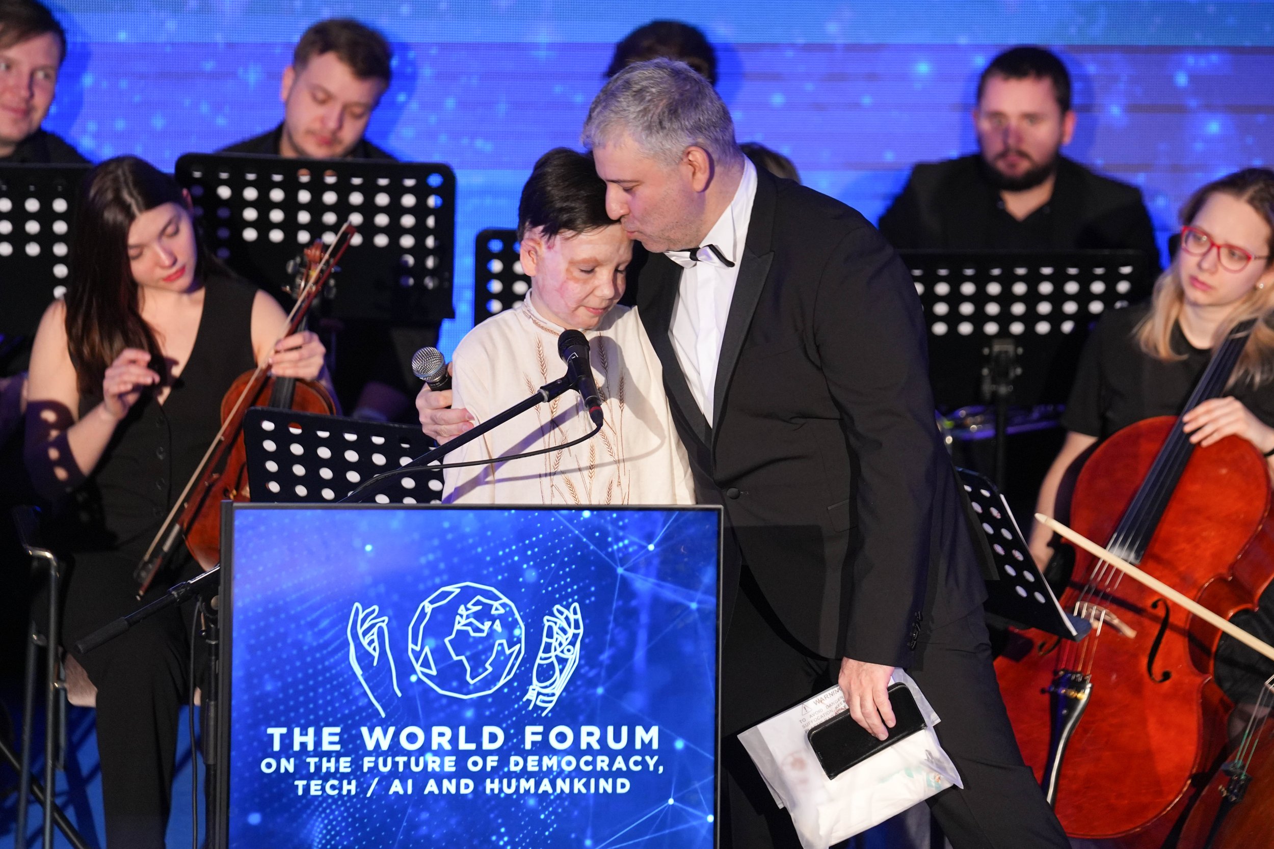 The Cinema for Peace &amp; Democracy Gala 2026 - celebrated with honorary chairwoman Hillary Clinton the most valuable films of the year. (Berlin, February 16, 2026)