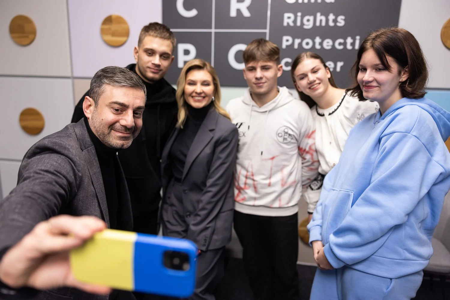 Bohdan Yermokhin, Sergey Cherednichenko, Valeriia Sydorova, Ombudsman & First Lady 02.jpg