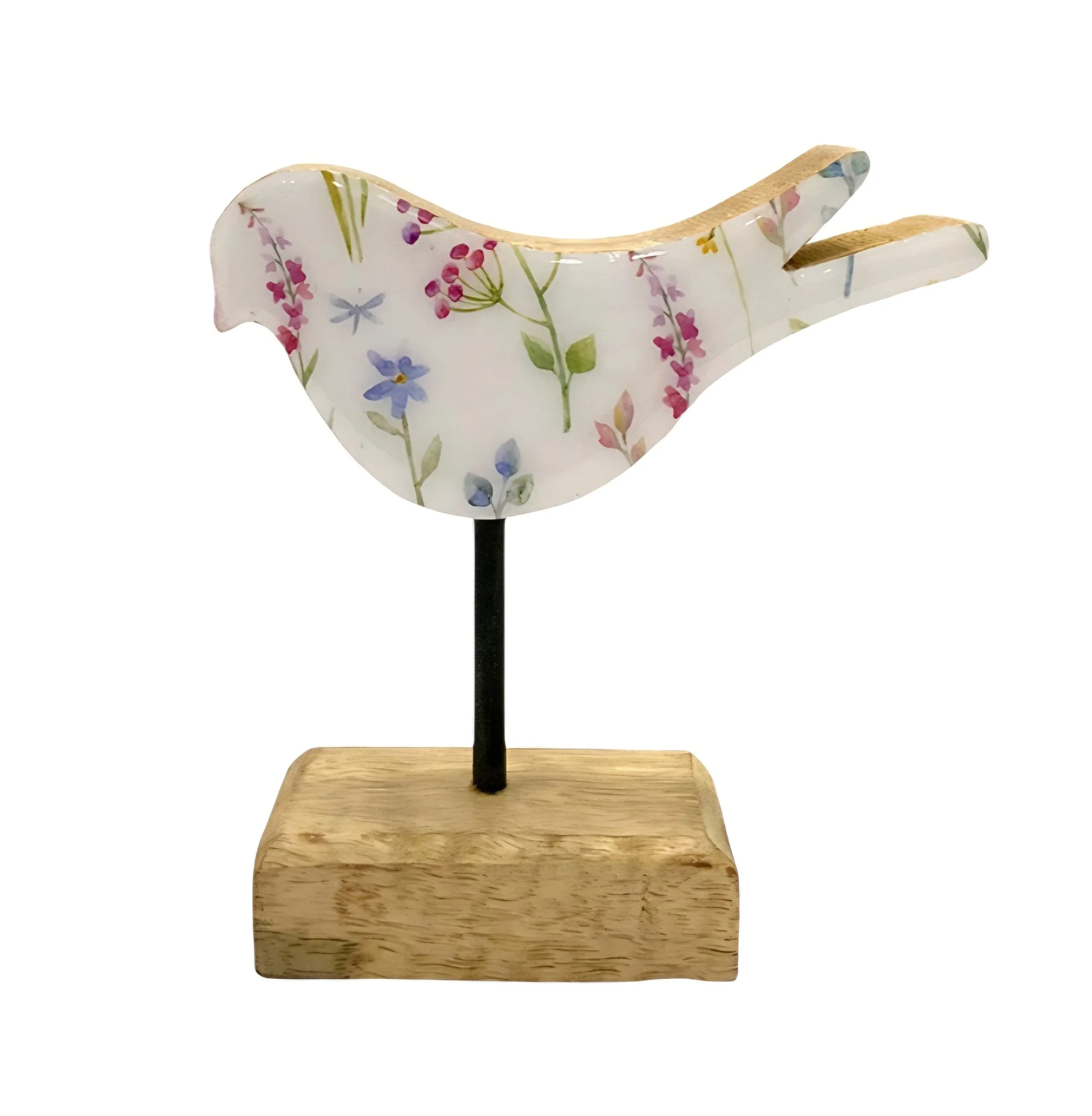 Medium Floral Bird