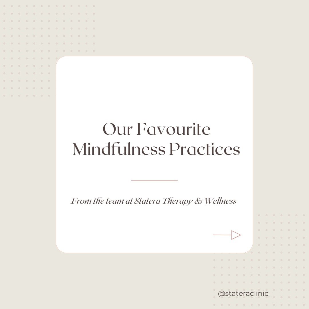Mindfulness looks different for everyone.
At Statera, we believe in meeting clients where they’re at — and that includes offering a range of ways to ground, reset, and reconnect.
We asked our team: What’s your favourite mindfulnes