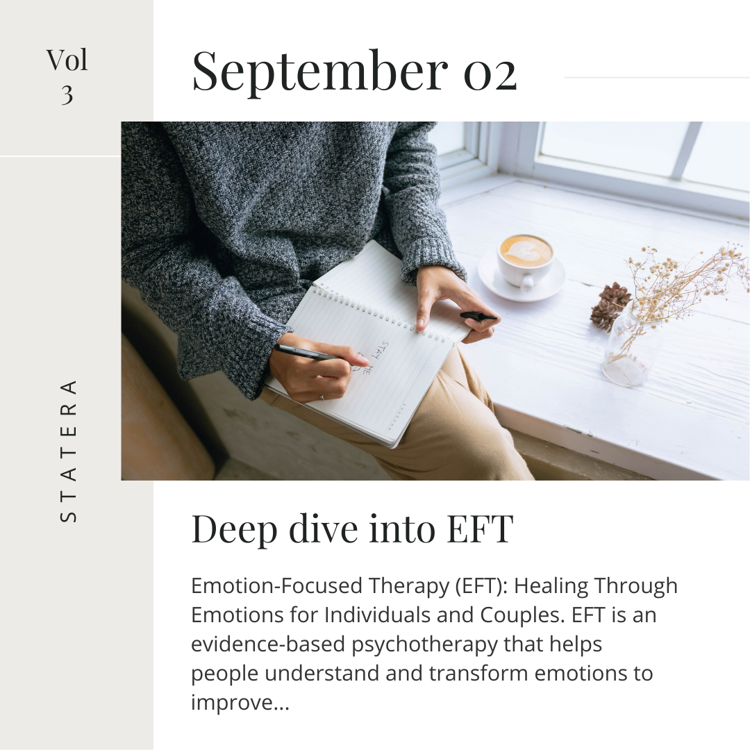 Emotion-Focused Therapy (EFT): Healing Through Emotions for Individuals and Couples