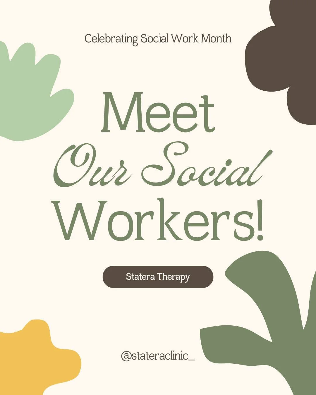 In celebration of Social Work Month, we&rsquo;re so proud to recognize the heart, dedication, and compassion our social workers bring to this space every single day. 💛

Kayla, Alexis, and Michelle each show up with warmth, skill, and a deep commitme
