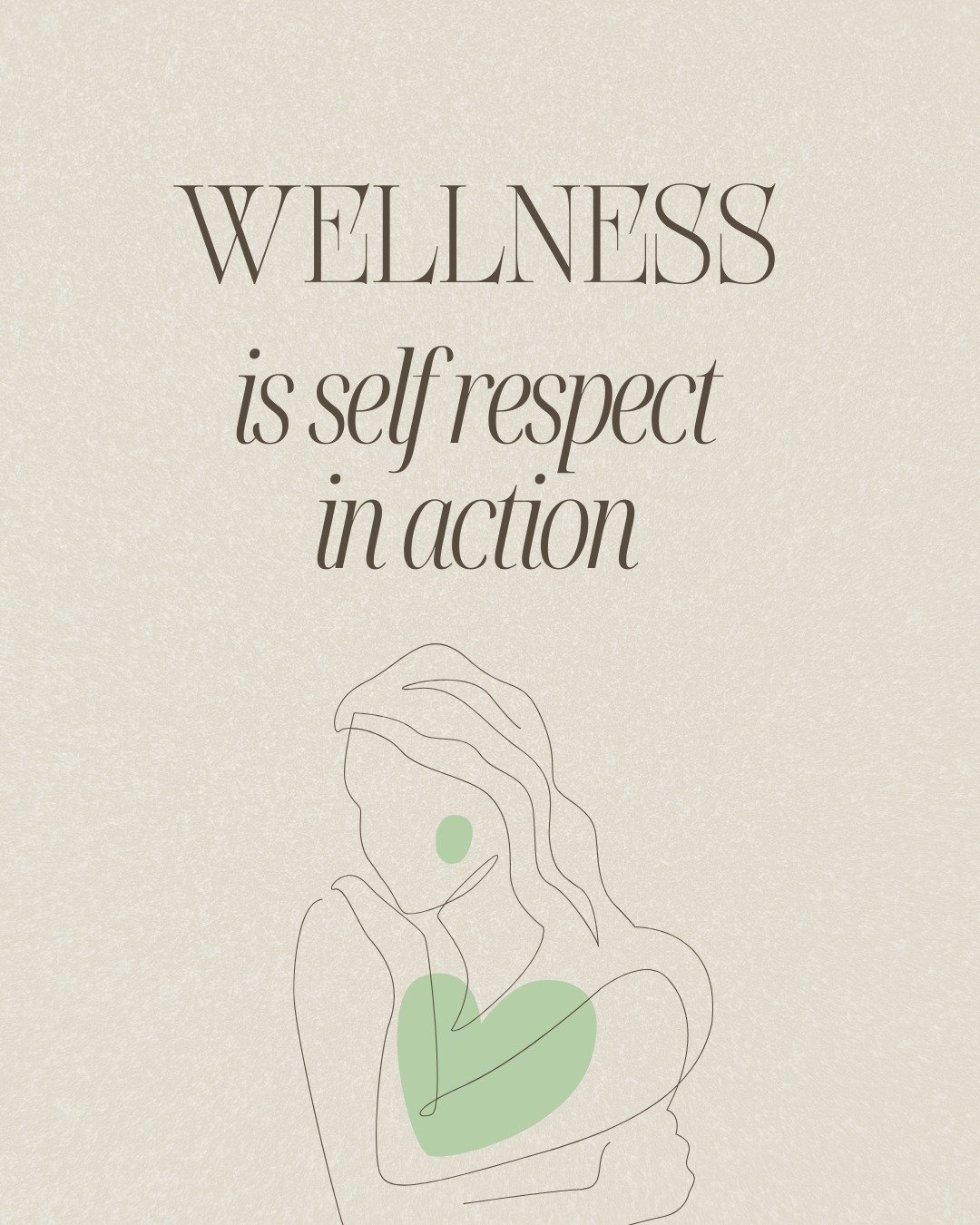 It&rsquo;s the quiet choices you make every day, resting when you need to, setting boundaries, nourishing your body, and giving yourself the same care you so freely give to others.

Taking care of yourself isn&rsquo;t selfish.
It&rsquo;s a way of hon