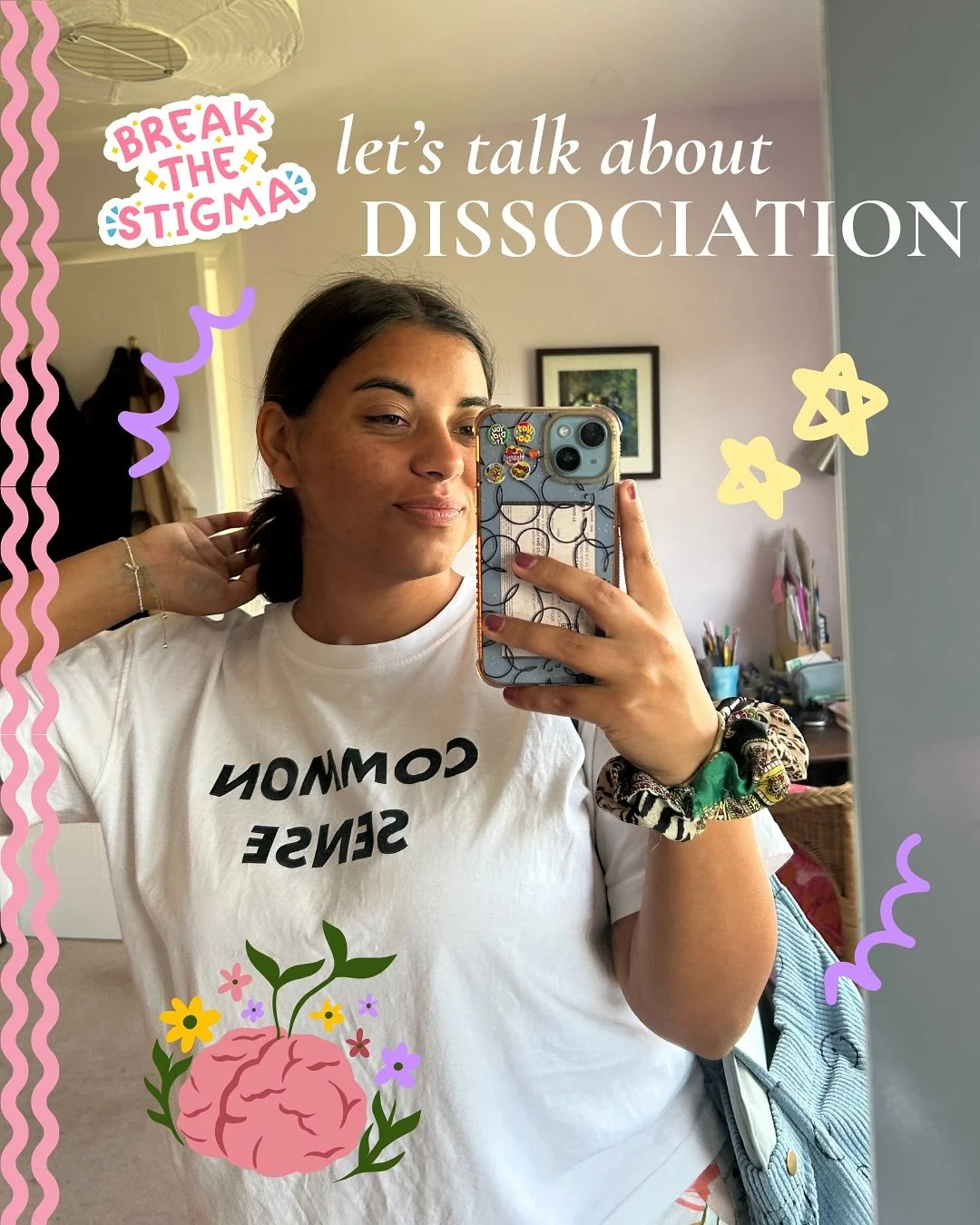 Let&rsquo;s talk about ✨Dissociation✨.

Swipe for some first thoughts on here. Resources to learn more are on my website - link in bio. elsaarnold.com &gt;&gt; resources &gt;&gt; let&rsquo;s talk about dissociation.

Have found my experiences of depe