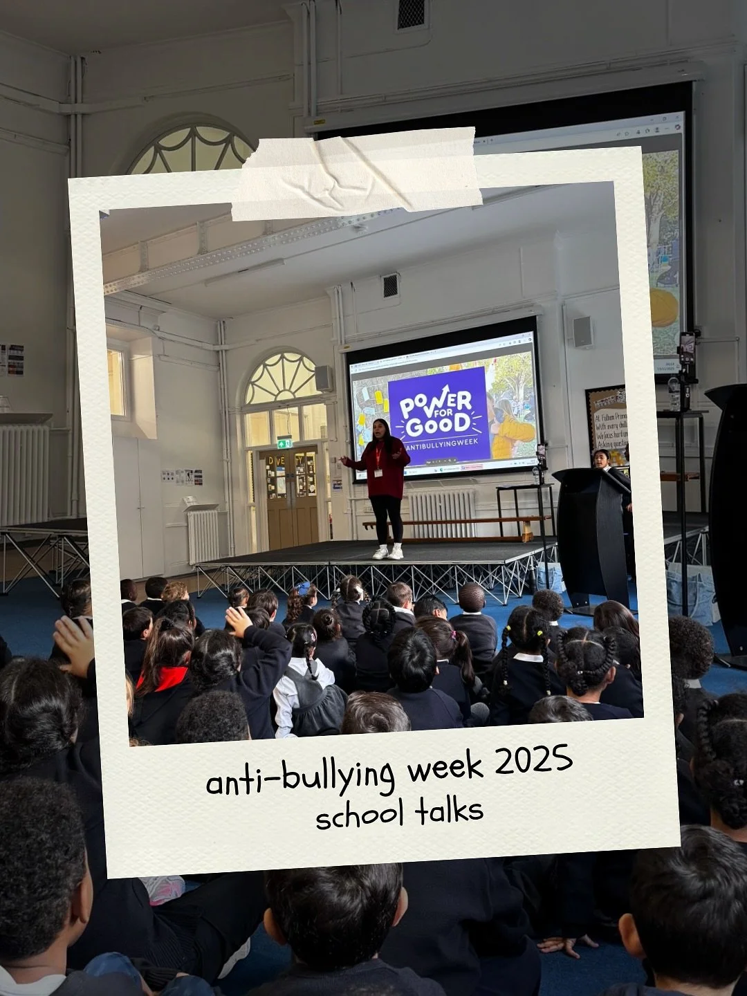 Anti-bullying week in snaps 📸🫶

I&rsquo;ve been delivering talks and interactive workshops for young people for seven years now, and it never gets less magical seeing the impact that these small moments can have. 

A huge thanks to all the London p