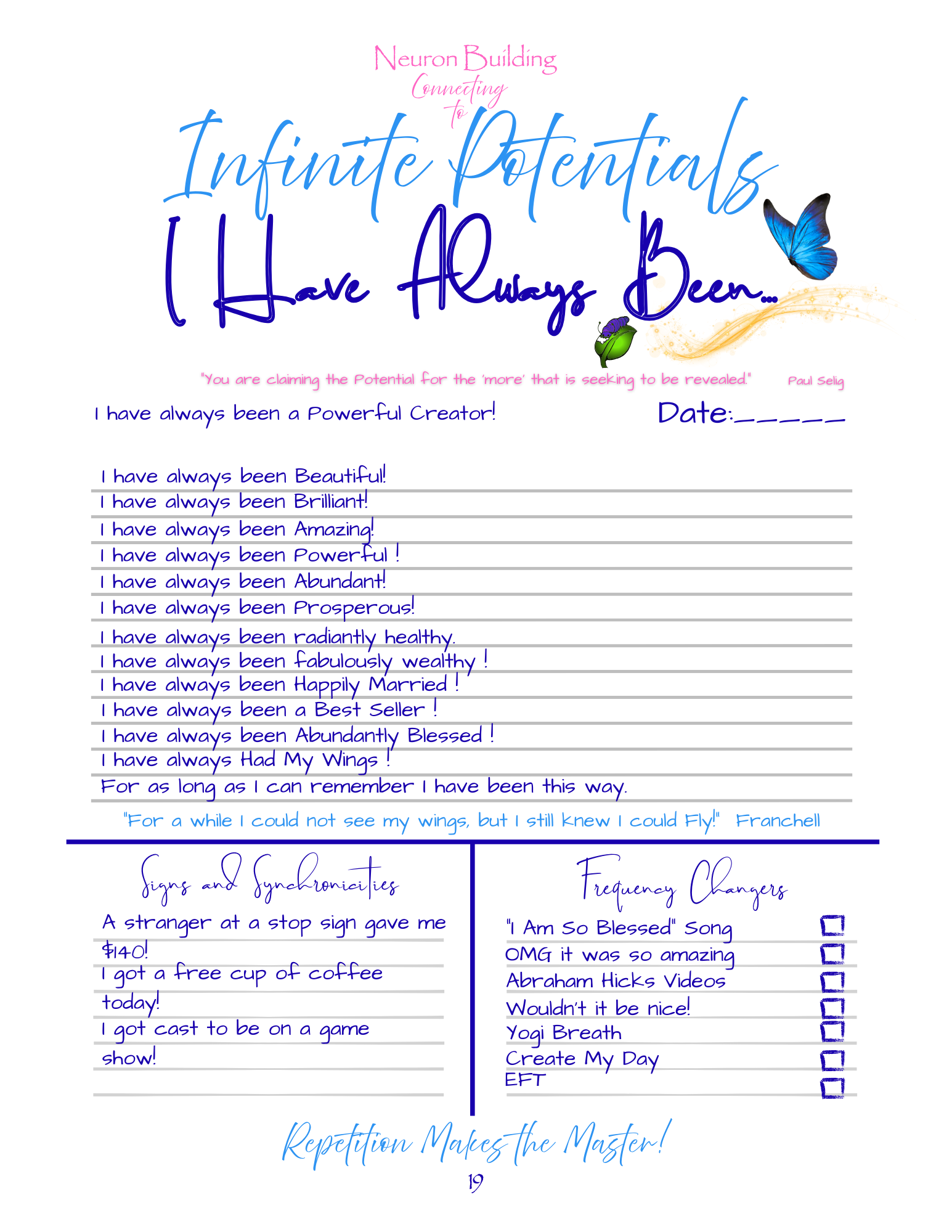 Manifest : The Ultimate 90 Day Manifestation Journal - PDF