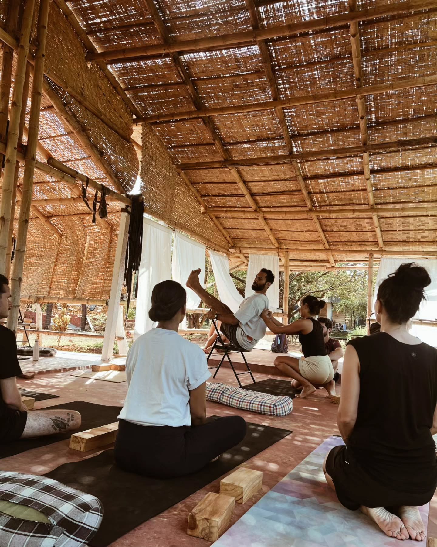 TTCs are Akshey's favorite.They bring together people who are serious about deepening their practice, not just physically, but mentally too 🤍&mdash;&mdash; we will be holding our next TTC in November... Have been reflecting on what additions/edits w