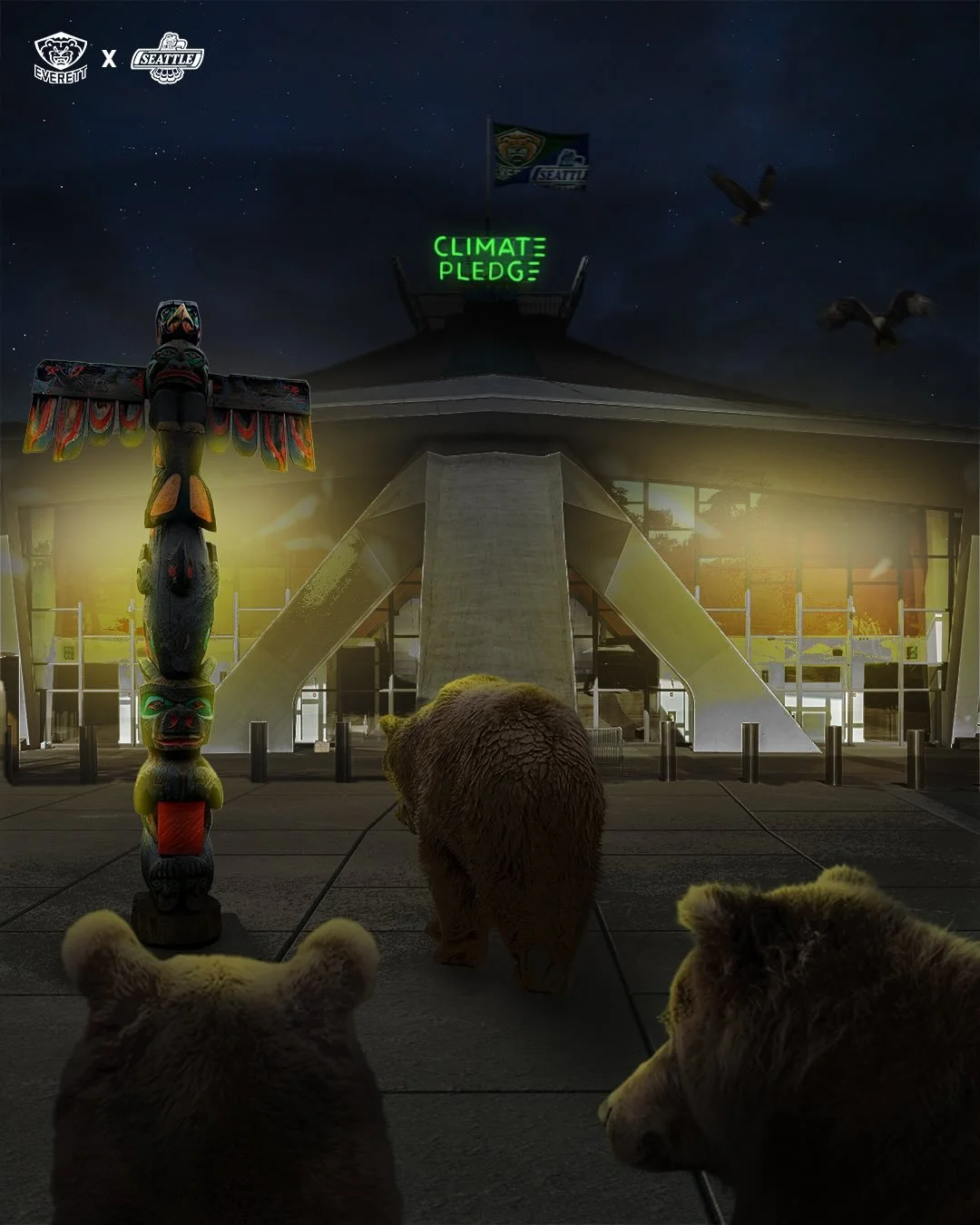 Battle Of The Sound hyper realistic graphic (swipe for layer breakdown) 🐻🎨💻