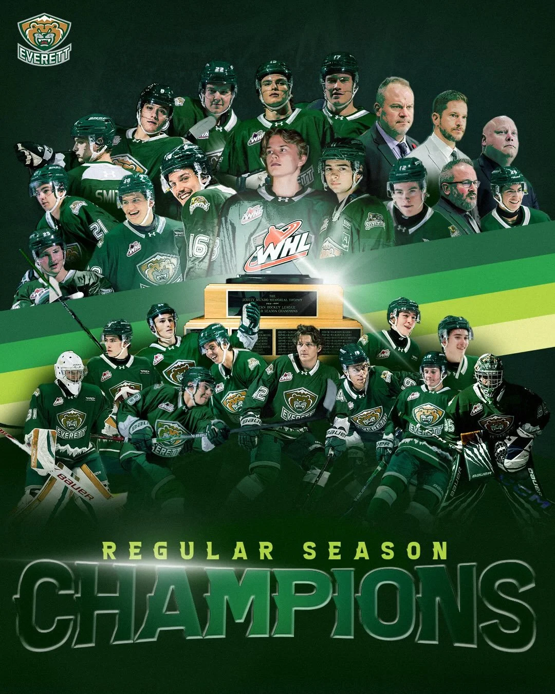 recent work for @everett_silvertips 🎨💻💚