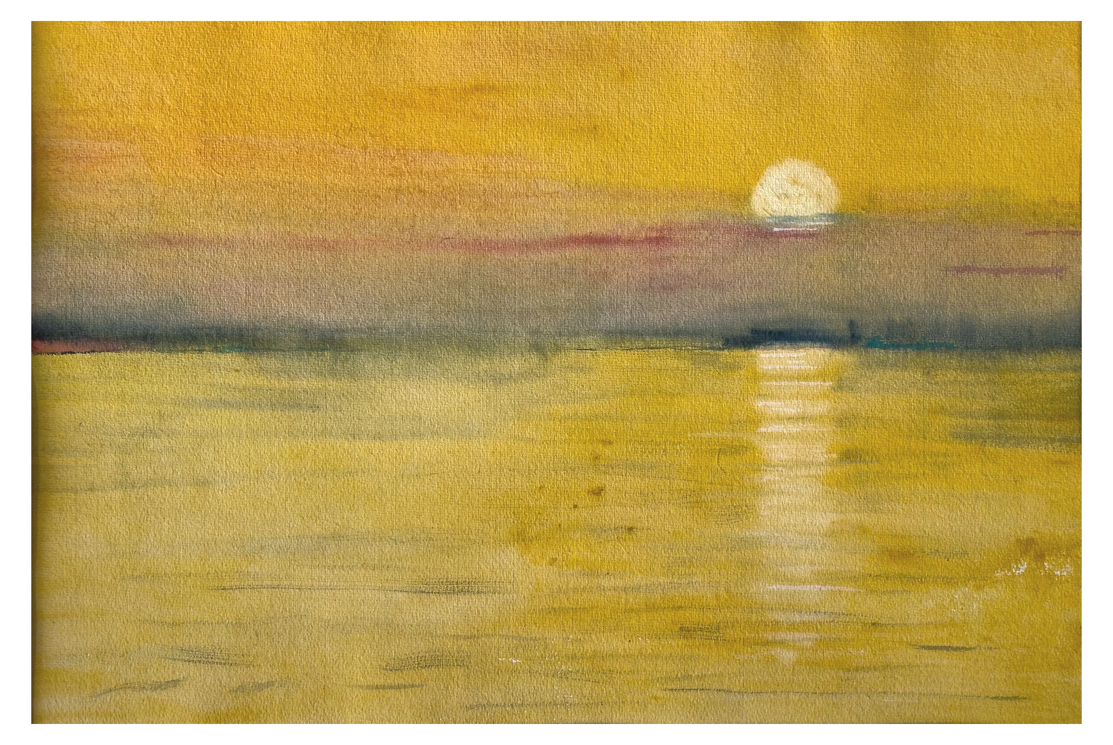 115. When the sun glowed
watercolour on Arches rough 300gsm
€450