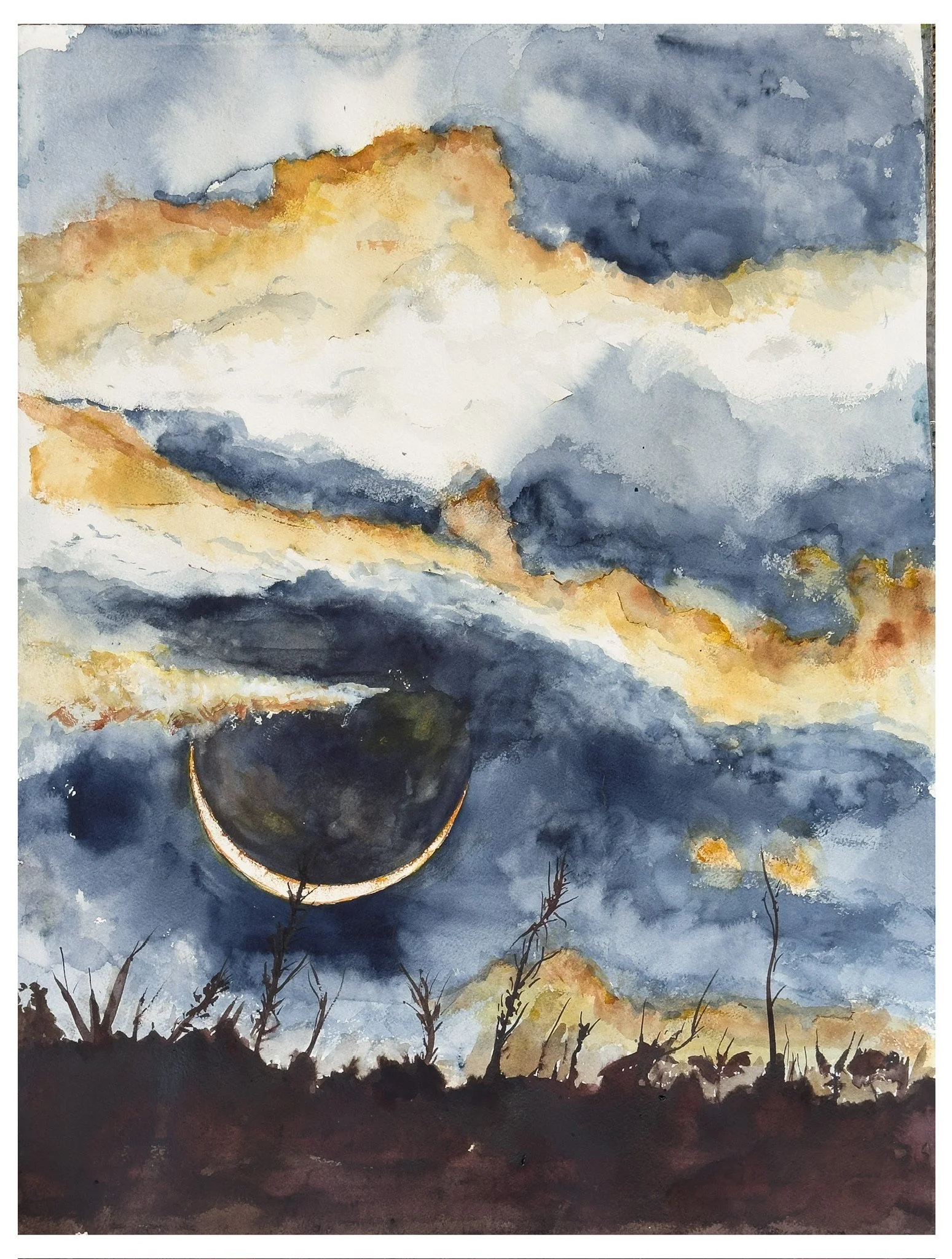 206. eclipse 1
watercolour on Arches rough 300gsm
€450