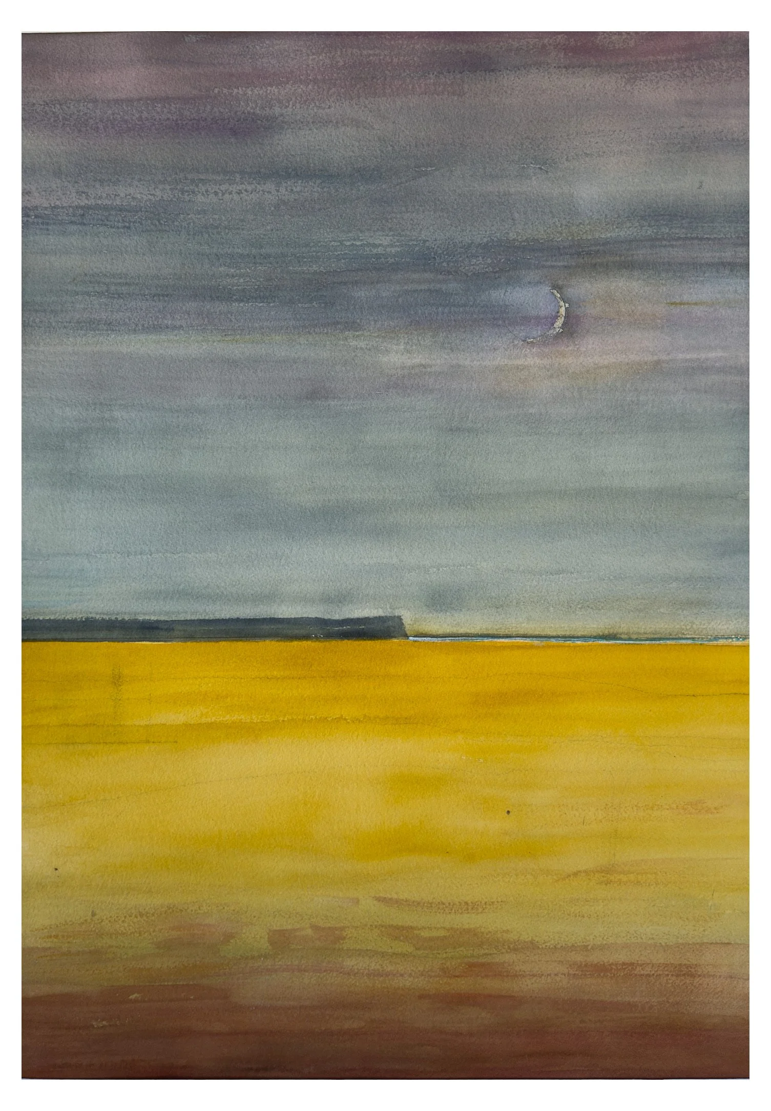 209. tranquil deep. 
watercolour on Arches rough 300gsm
€450