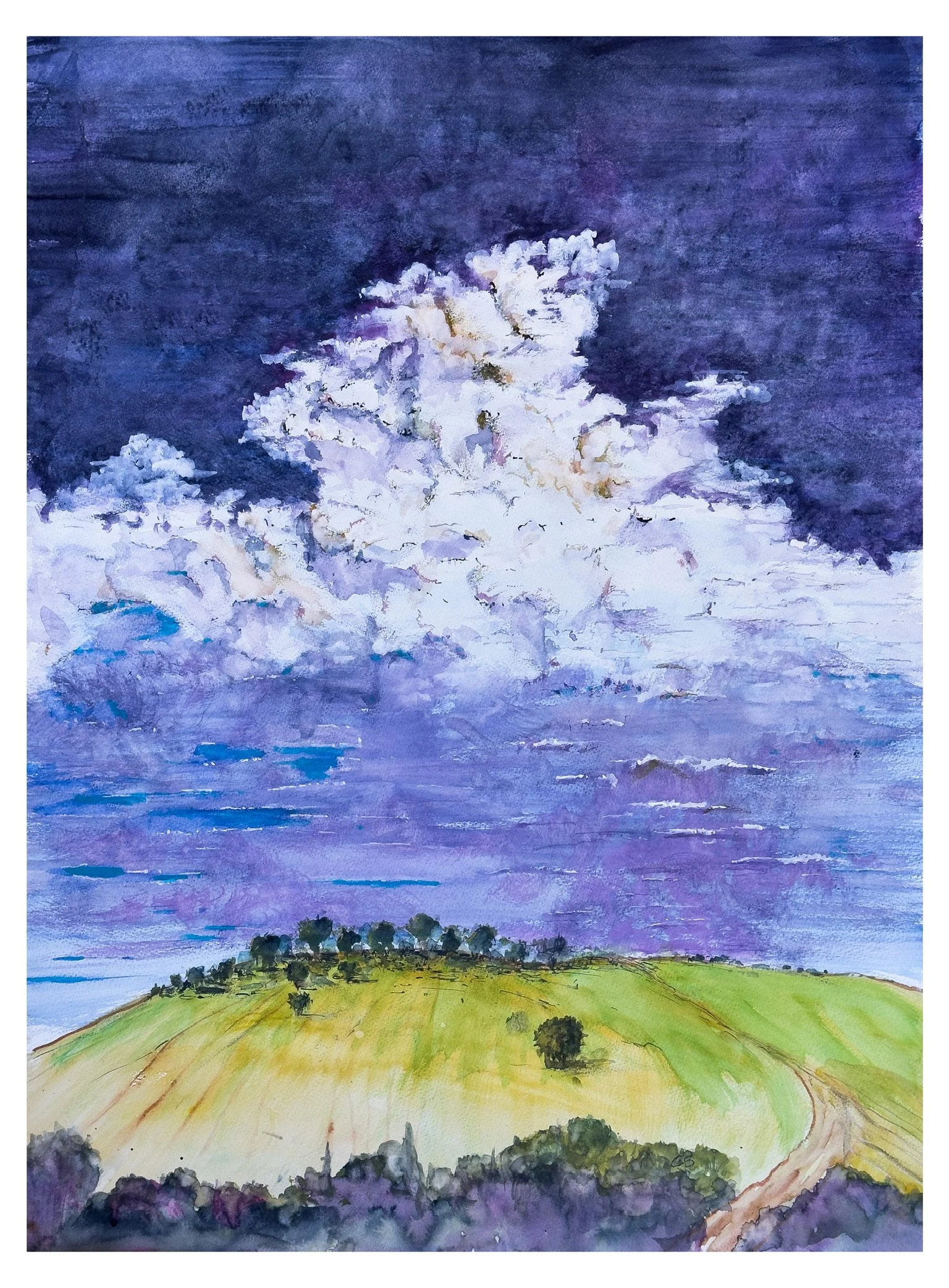 132. sky wins
watercolour on Arches rough 300gsm
€450