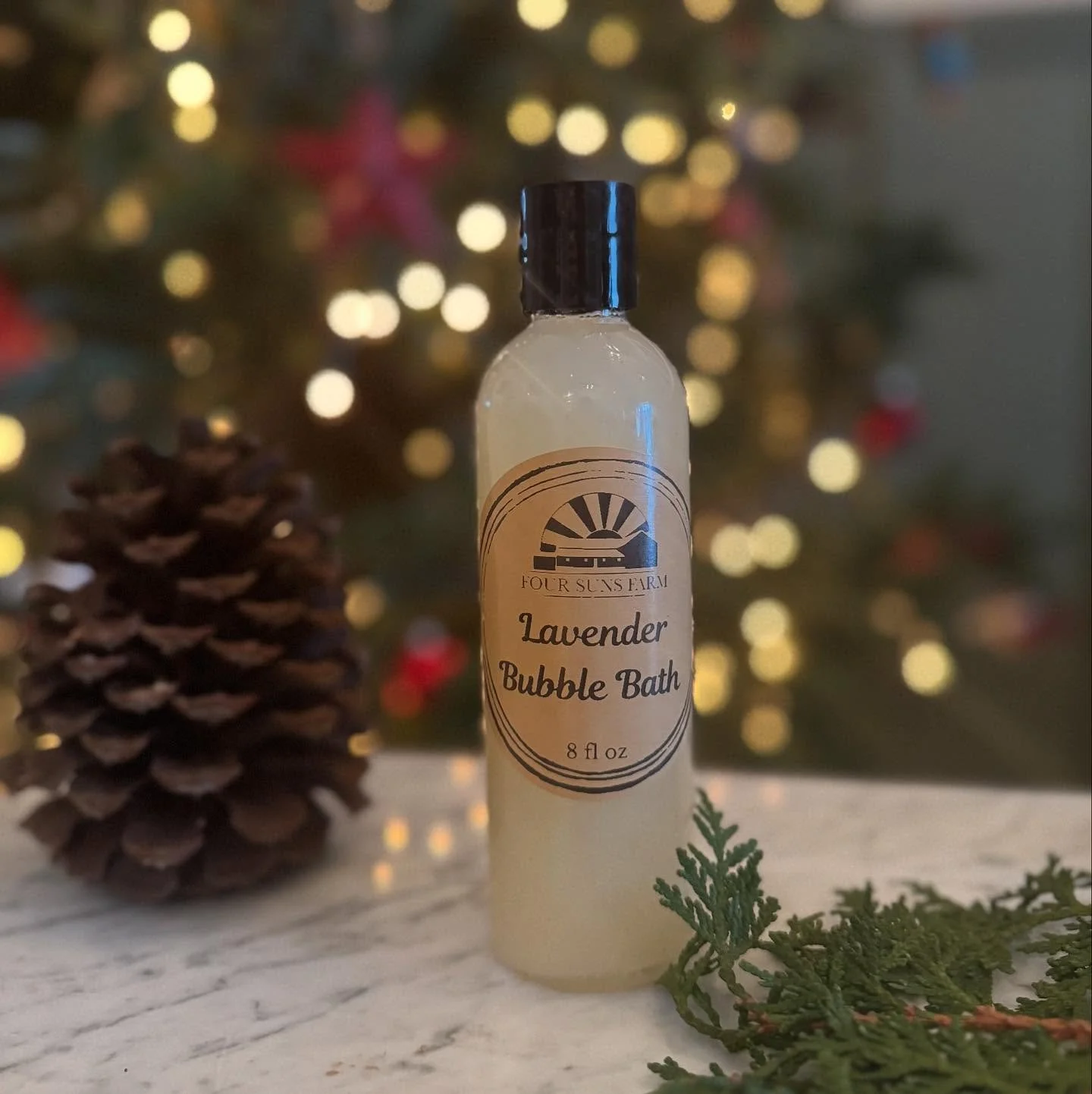 Suds + lavender = kid-approved calm. 💜
Our Lavender Bubble Bath is made with simple, non-toxic ingredients&mdash;perfect for little ones and peace-seeking parents. 

Shop online at foursunsfarmlavender.com/shop 
Use discount code Holiday10 for 10% o