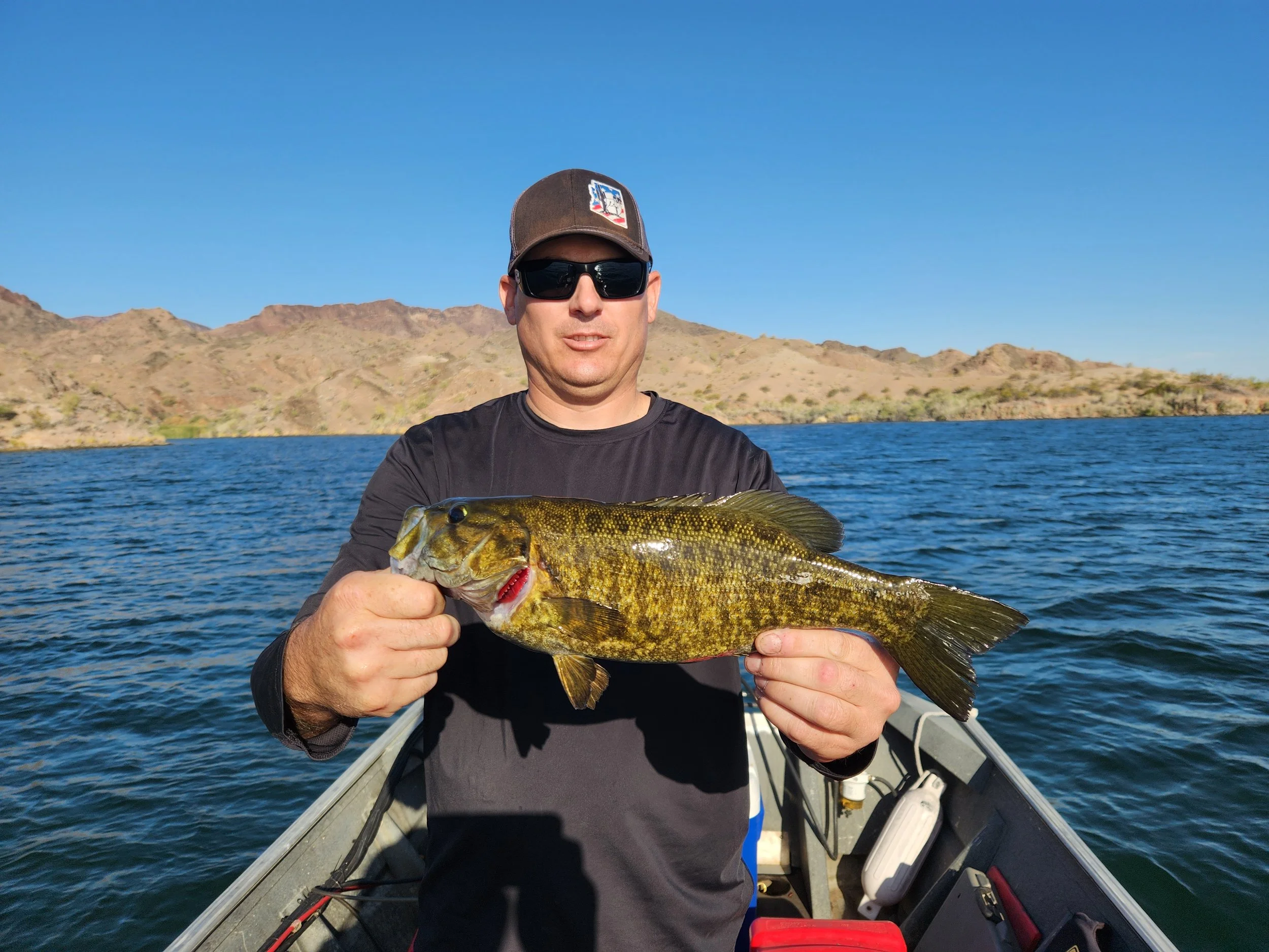 A great Lake Havasu smallmouth.