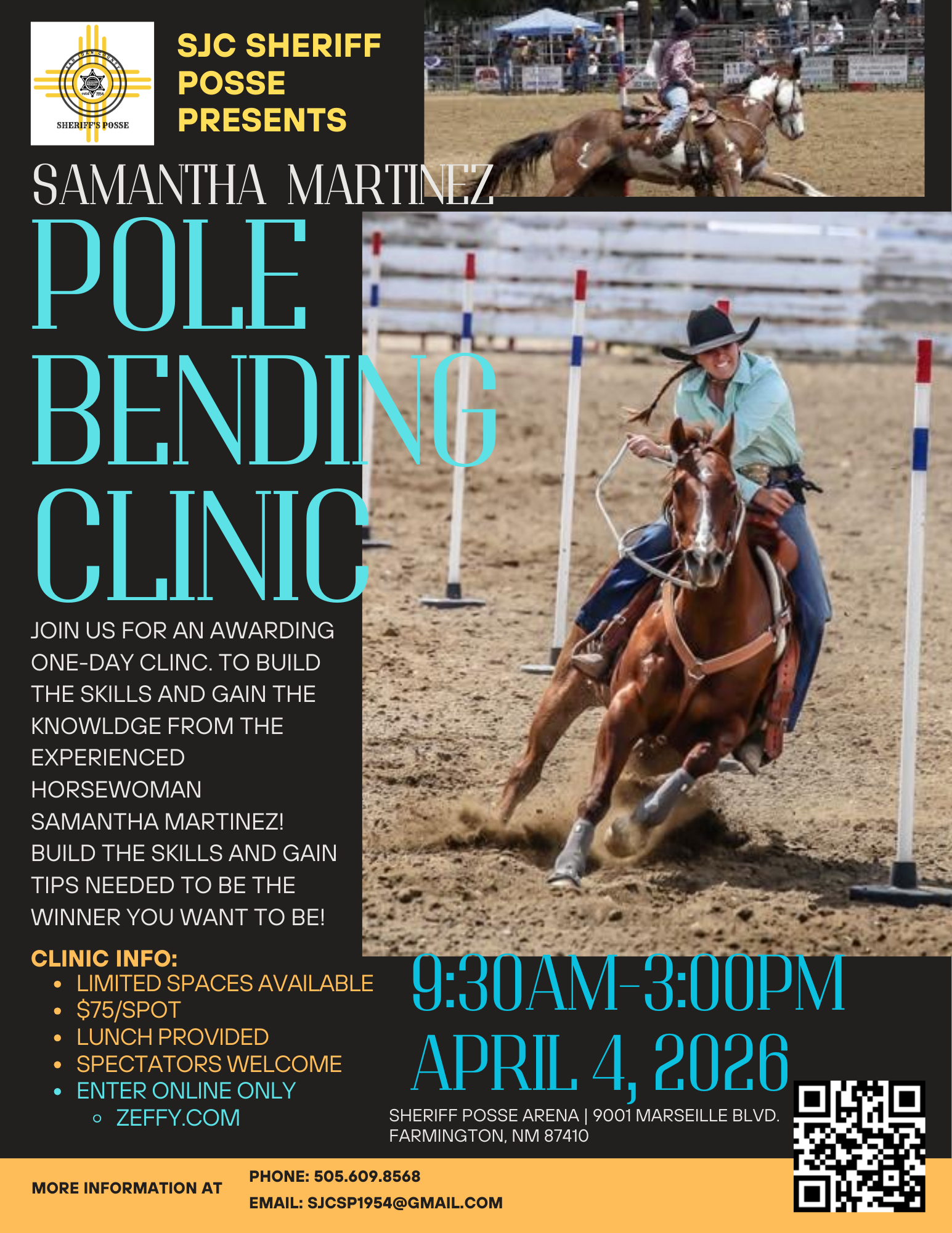 Pole Bending Clinic with Samantha Martinez