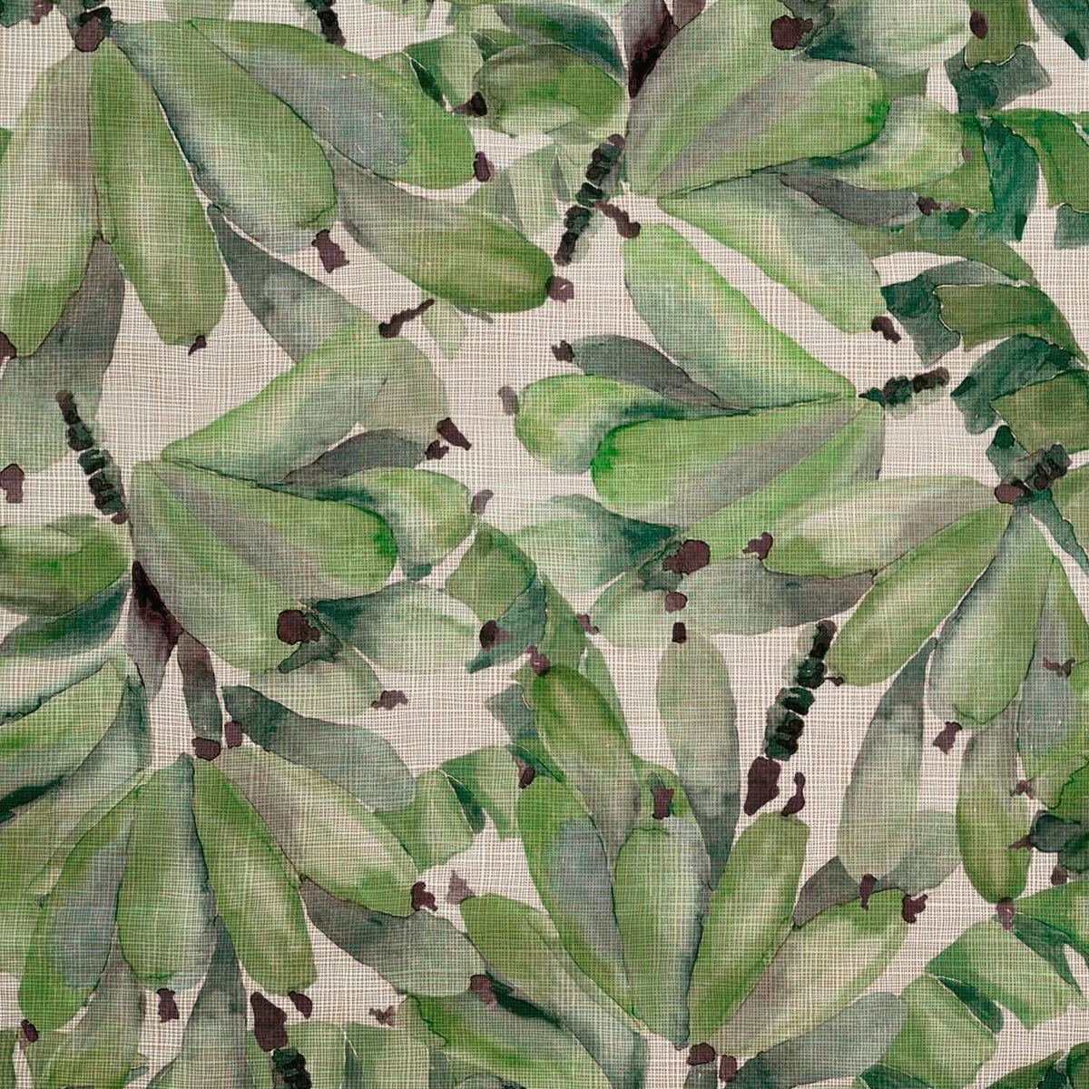 estampa exclusiva de bananas verdes do Studio Mila Petry Co disponível para licenciamento