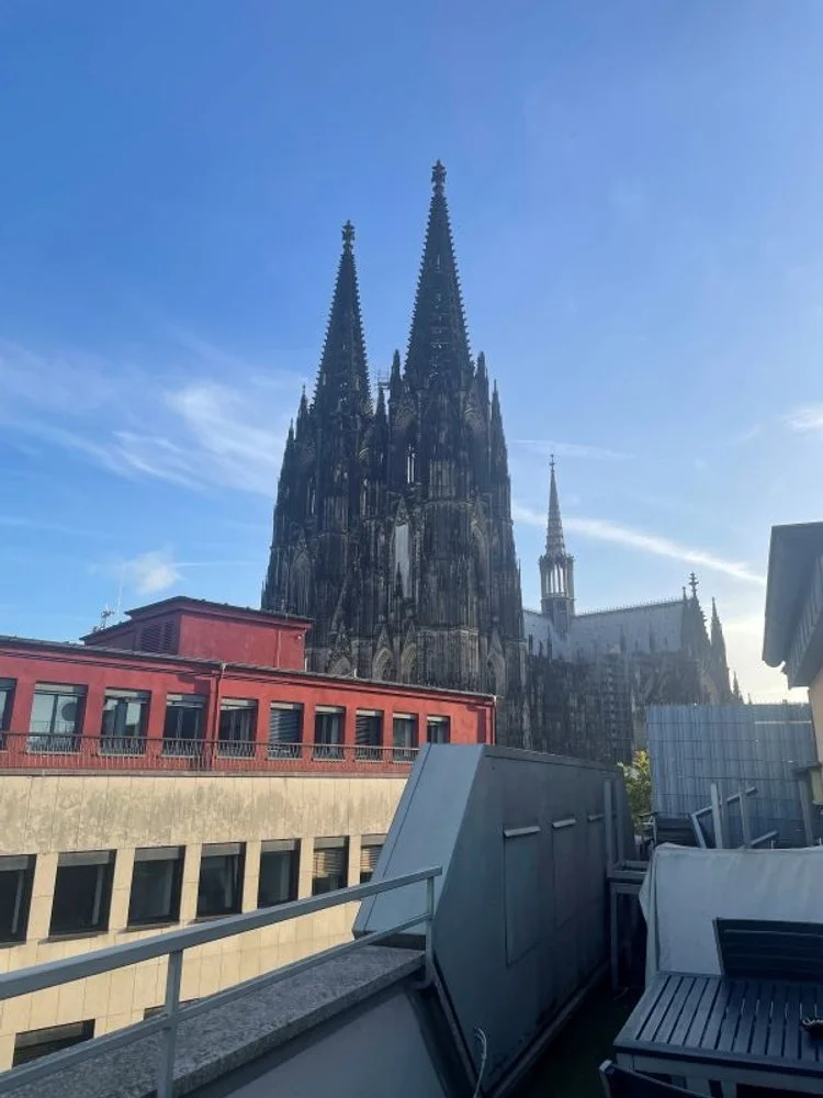 Morning sun on the cathedral