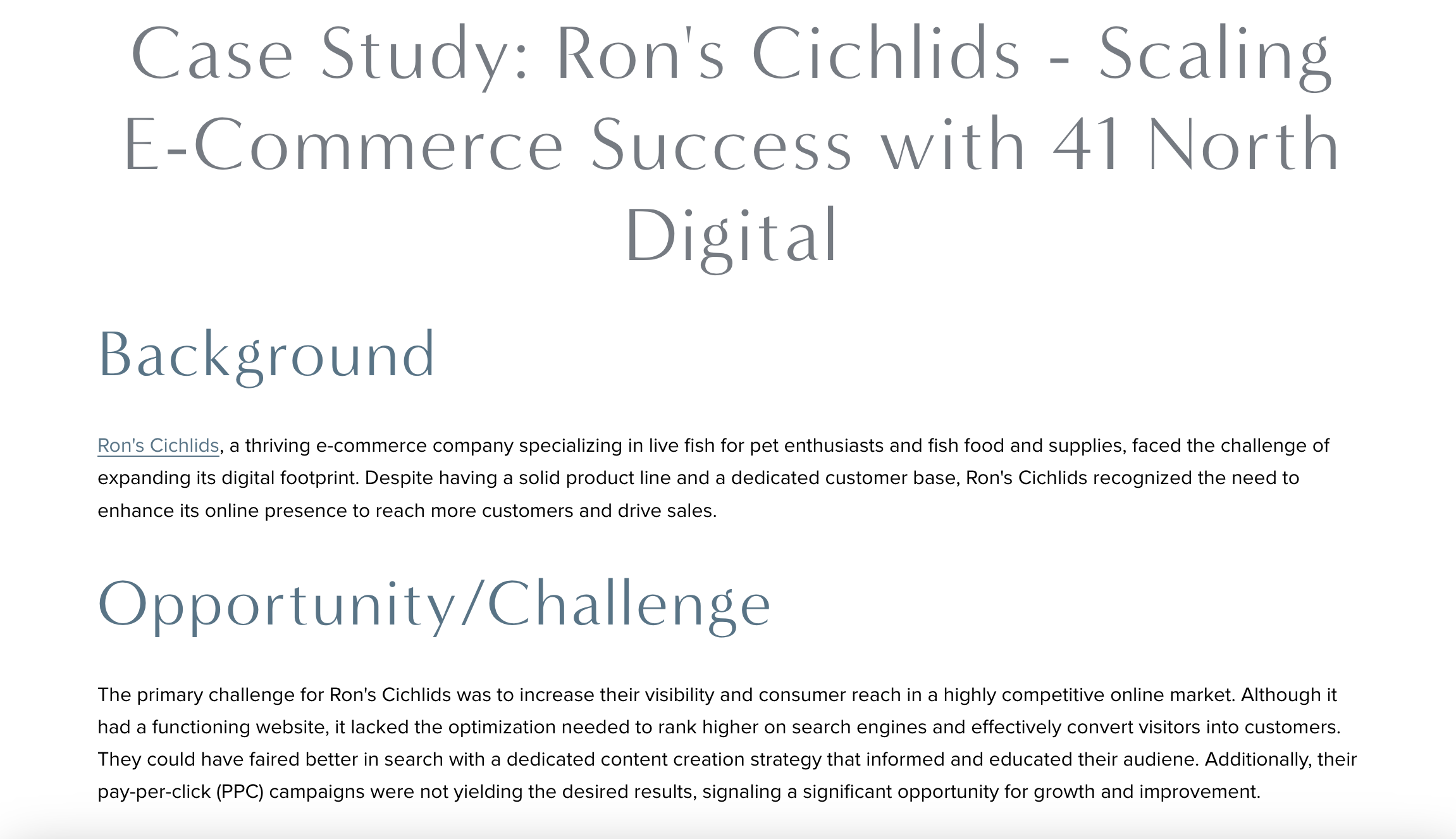 Back up your claims with actual data like a case study.