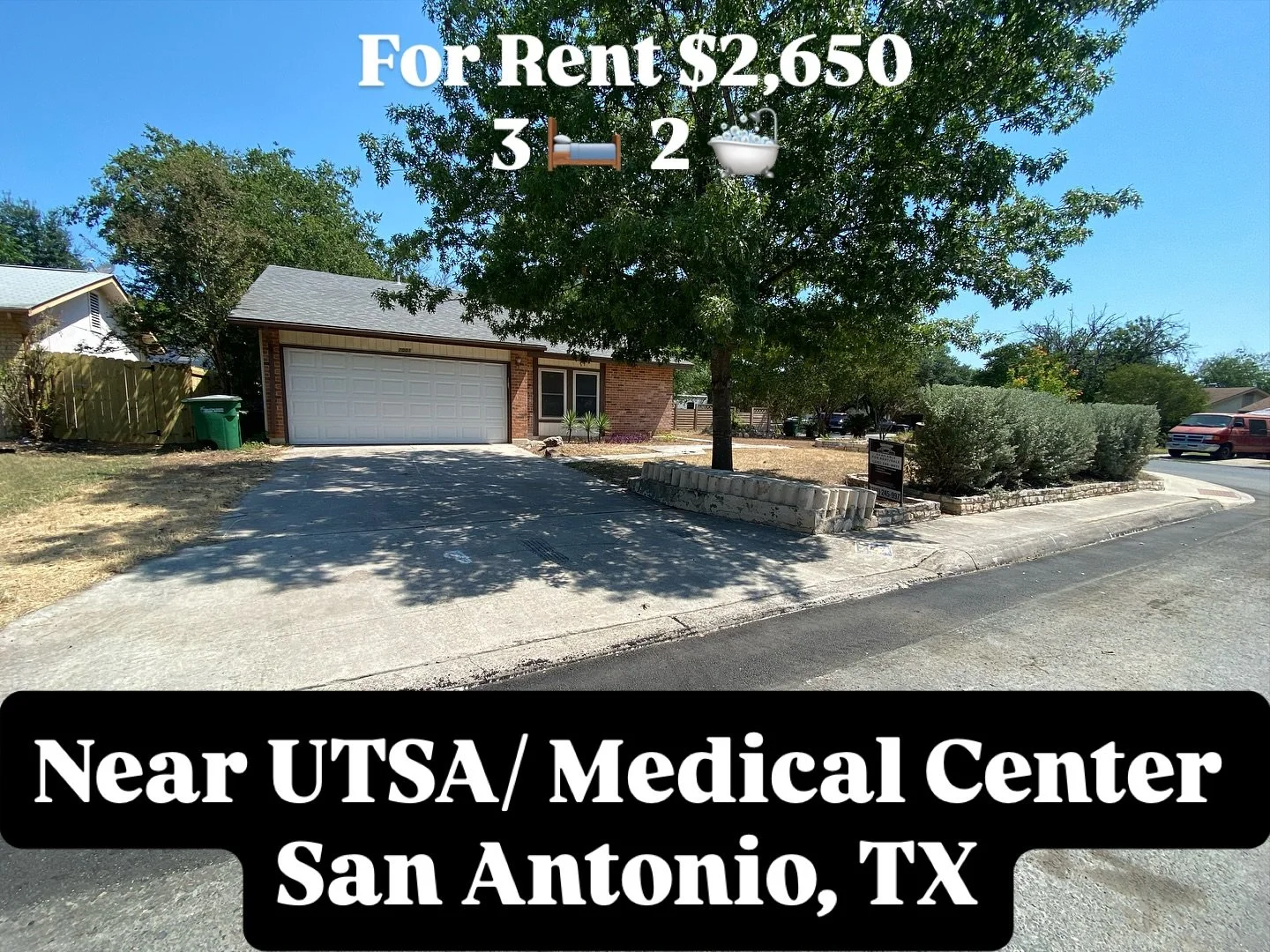 This newly rehabbed home is located minutes away from UTSA, USAA, Medical Center, I-10, and HWY 1604! Get to anywhere in San Antonio by catching a major highway. Perfect for student housing as well.

Check out the many way you can get into this home 