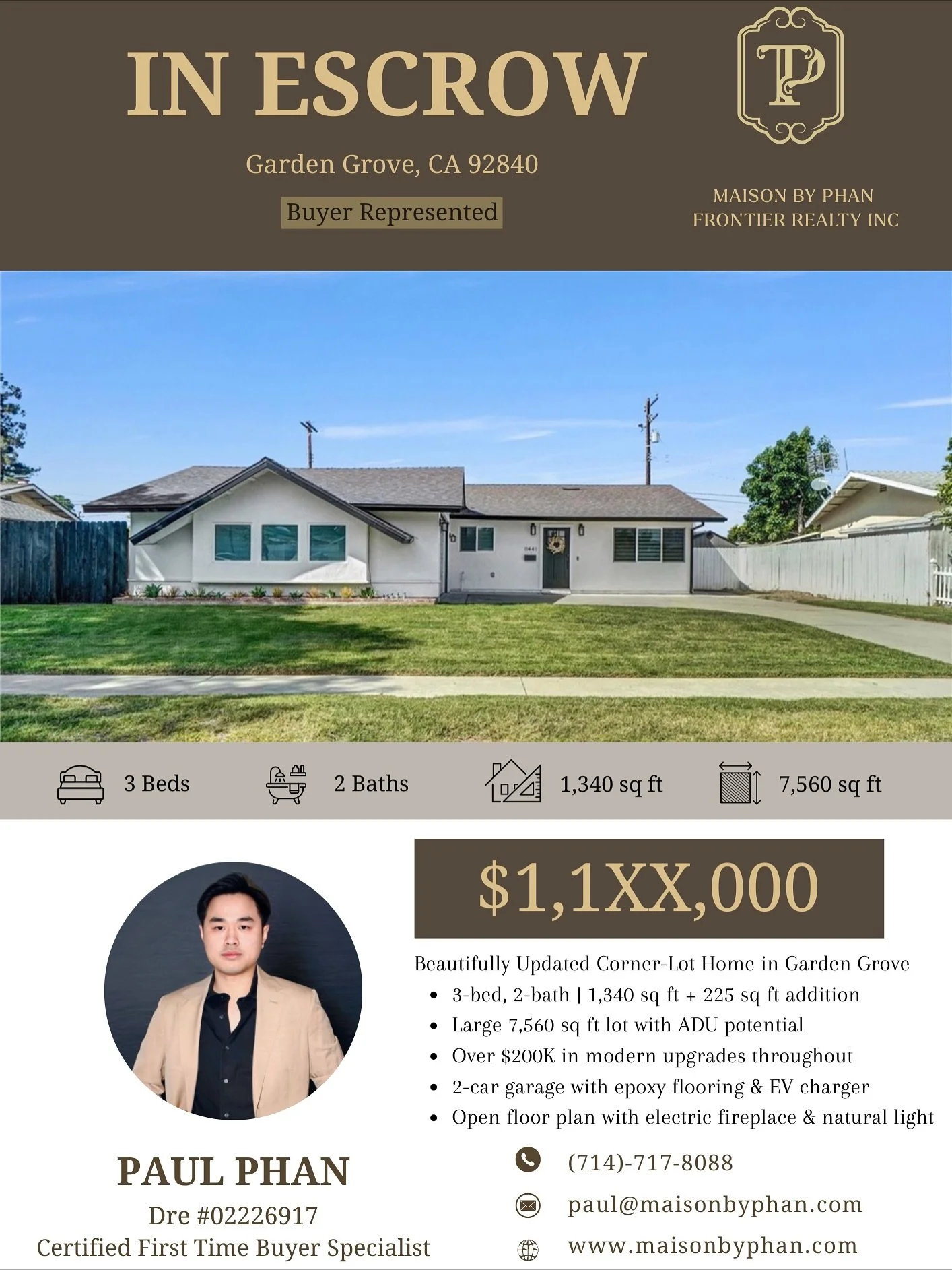 ✨🎉 𝐈𝐍 𝐄𝐒𝐂𝐑𝐎𝐖 &ndash; 𝐁𝐔𝐘𝐄𝐑 𝐑𝐄𝐏𝐑𝐄𝐒𝐄𝐍𝐓𝐄𝐃 🎉✨
September wrapped up with 7 homes SOLD, and October is off to a powerful start with 3 new homes just opened in escrow!

Each one tells a different story &mdash; a journey where trust