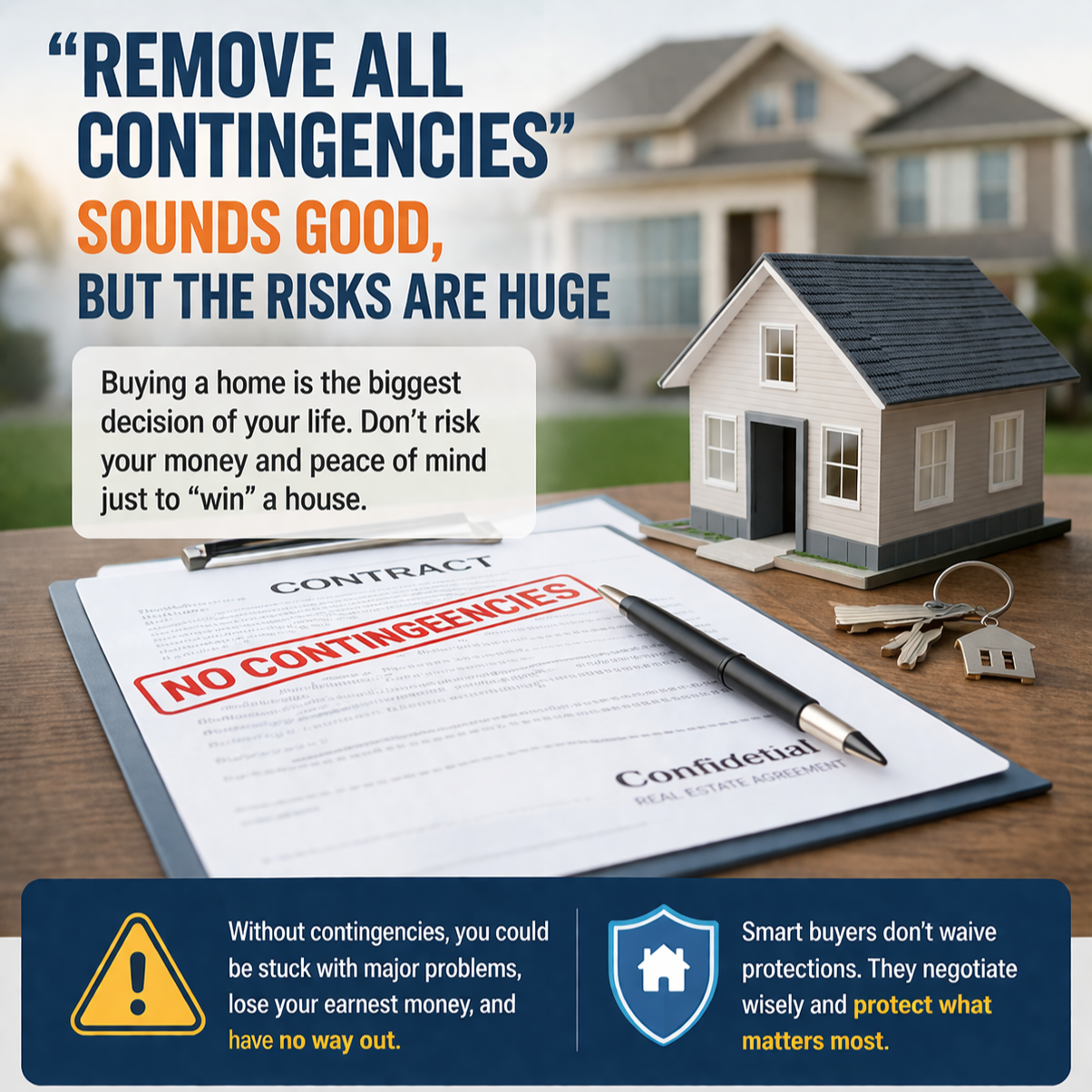 Why Removing All Contingencies Can Be a Serious Mistake for Homebuyers