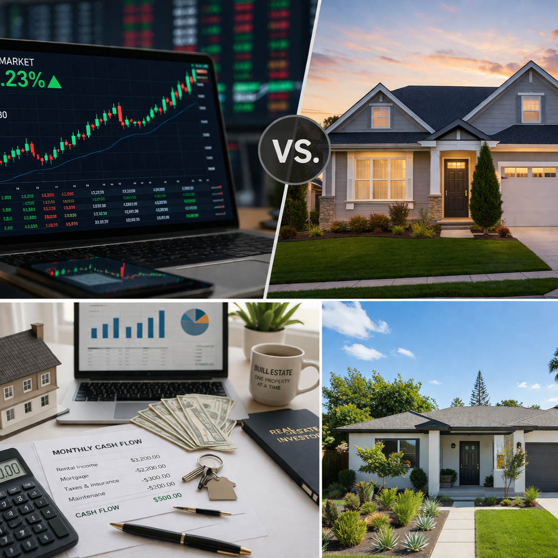 Stocks Are Up 15%, Homes Are Up 5% — Should You Put All Your Money Into the Market?