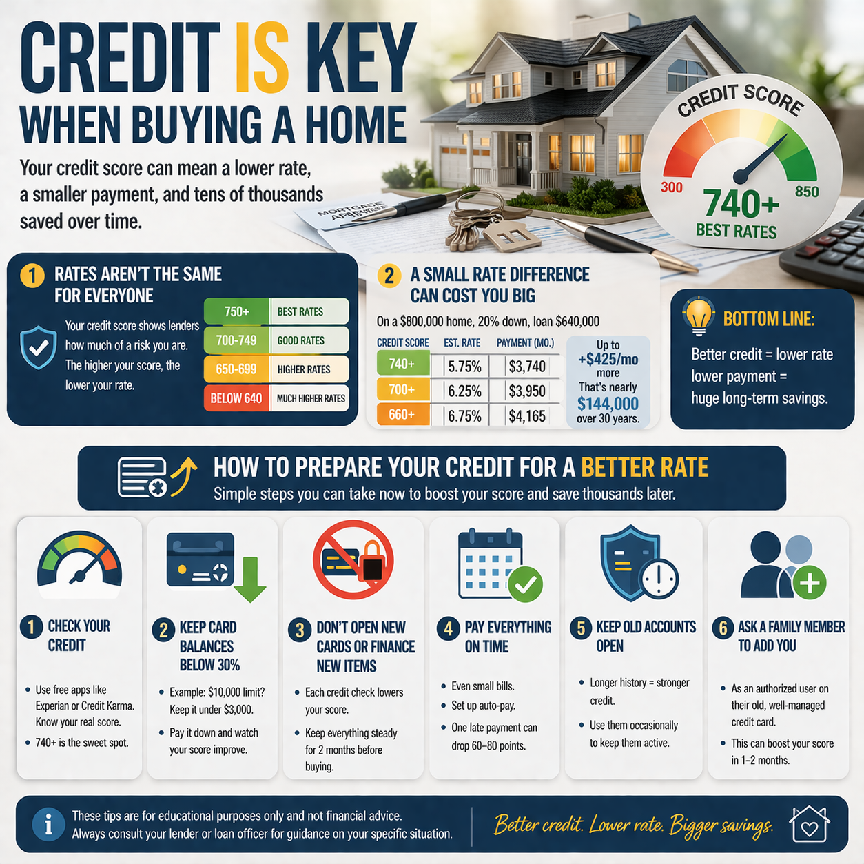 Why Credit Is One of the Biggest Factors When Buying a Home