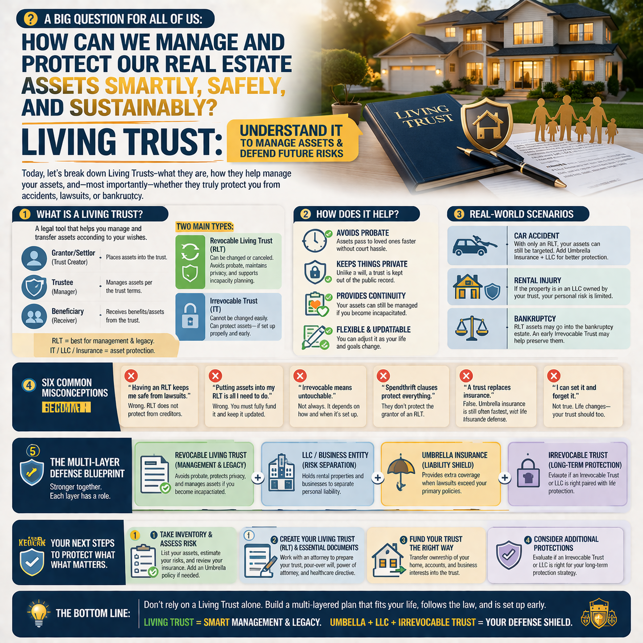 What a Living Trust Really Does — and What It Does Not Protect