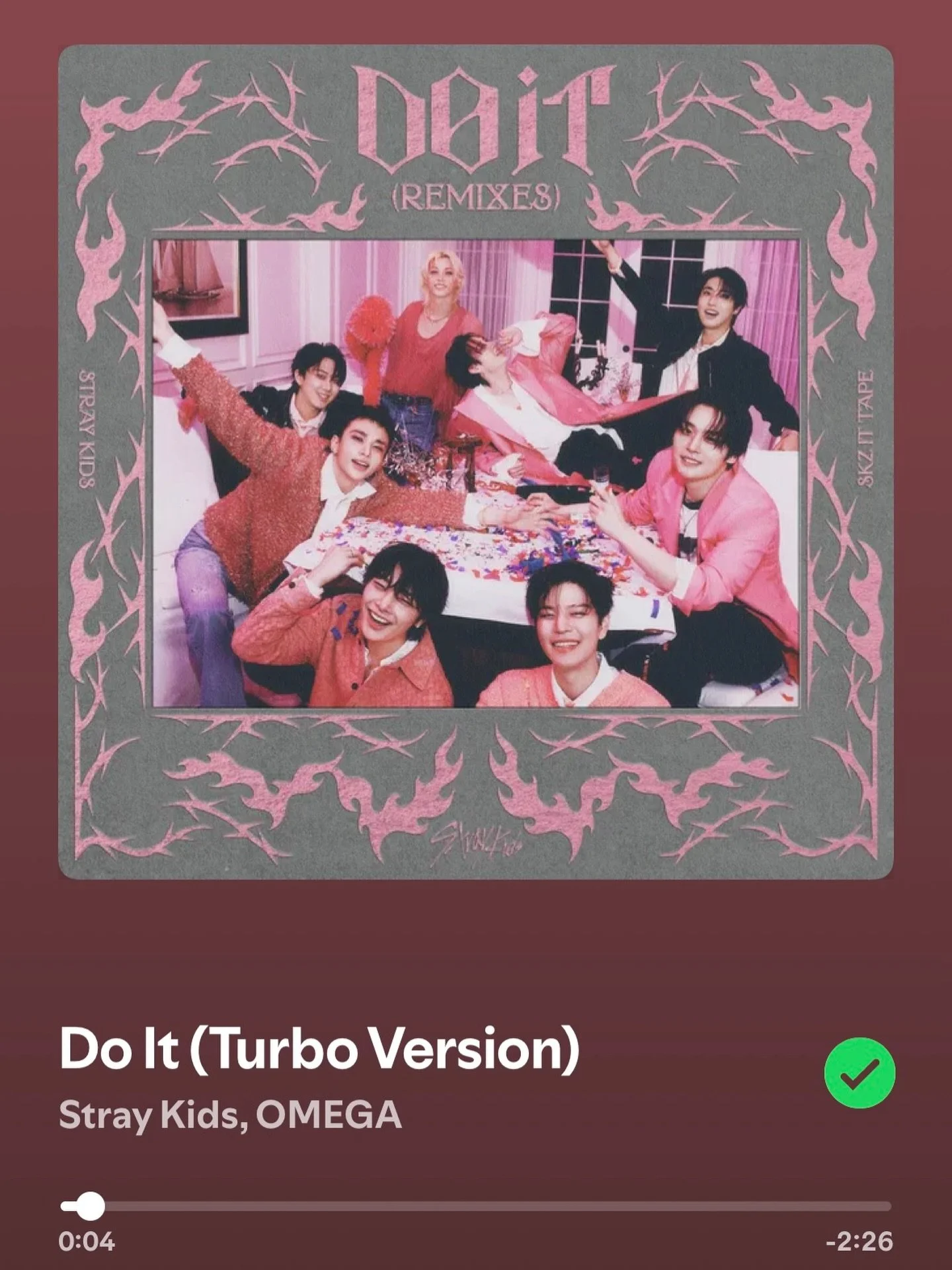 @realstraykids &ldquo;Do It&rdquo; Turbo Remix out everywhere now. Produced by me🏎️💨 Gave the Kids a west coast bounce 🌴 Huge thanks to @emilyjoh , @jang.s.byeol , @meanzminjee and the whole JYP team for the opportunity ✌🏼