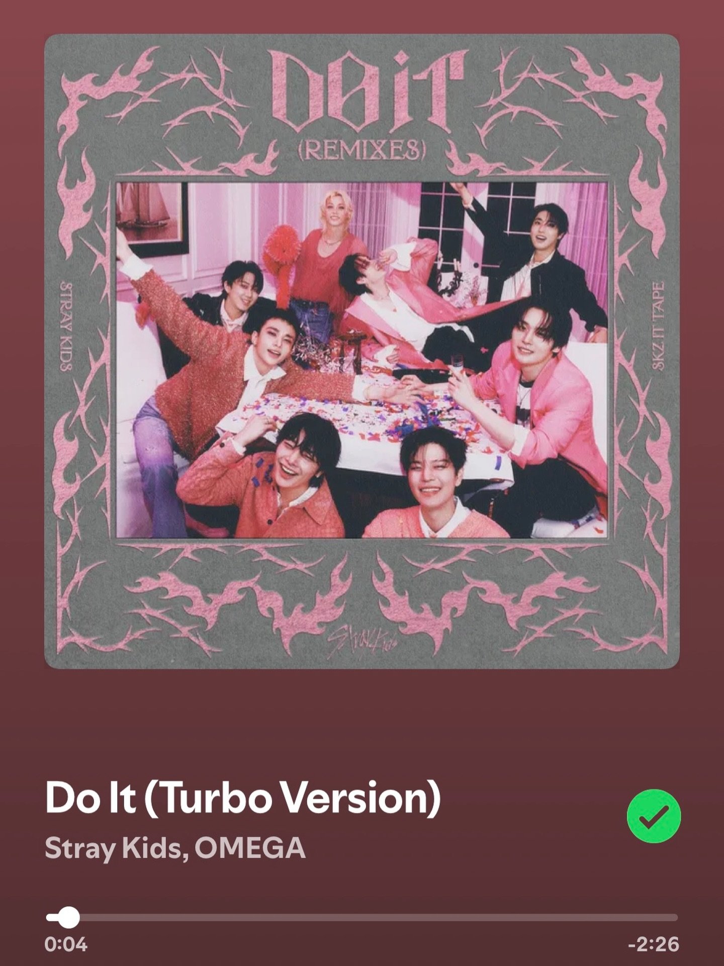 @realstraykids &ldquo;Do It&rdquo; Turbo Remix out everywhere now. Produced by me🏎️💨 Gave the Kids a west coast bounce 🌴 Huge thanks to @emilyjoh , @jang.s.byeol , @meanzminjee and the whole JYP team for the opportunity ✌🏼