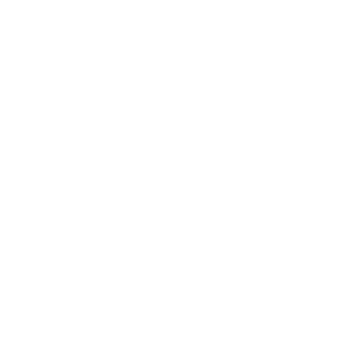 White downward arrow icon on a black background.