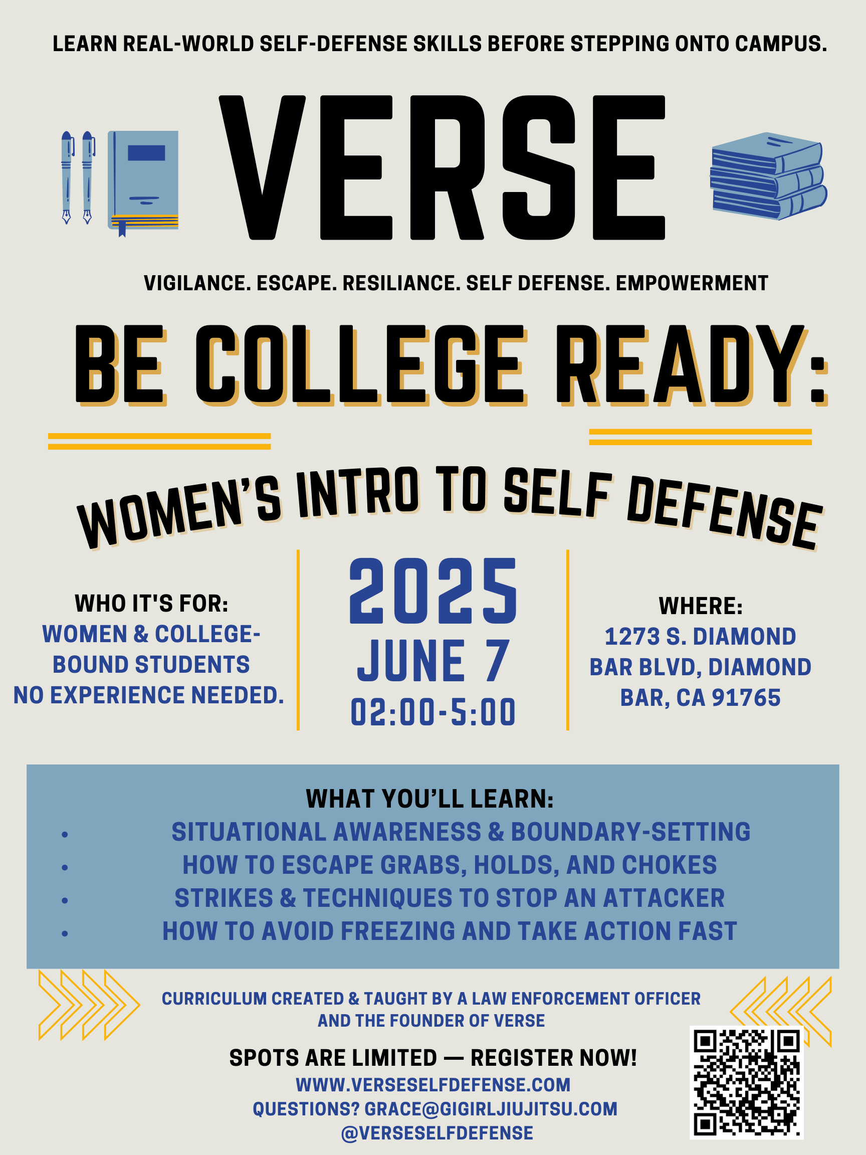 Blue and Yellow Lined Freshman Welcome Week Event College Poster.png