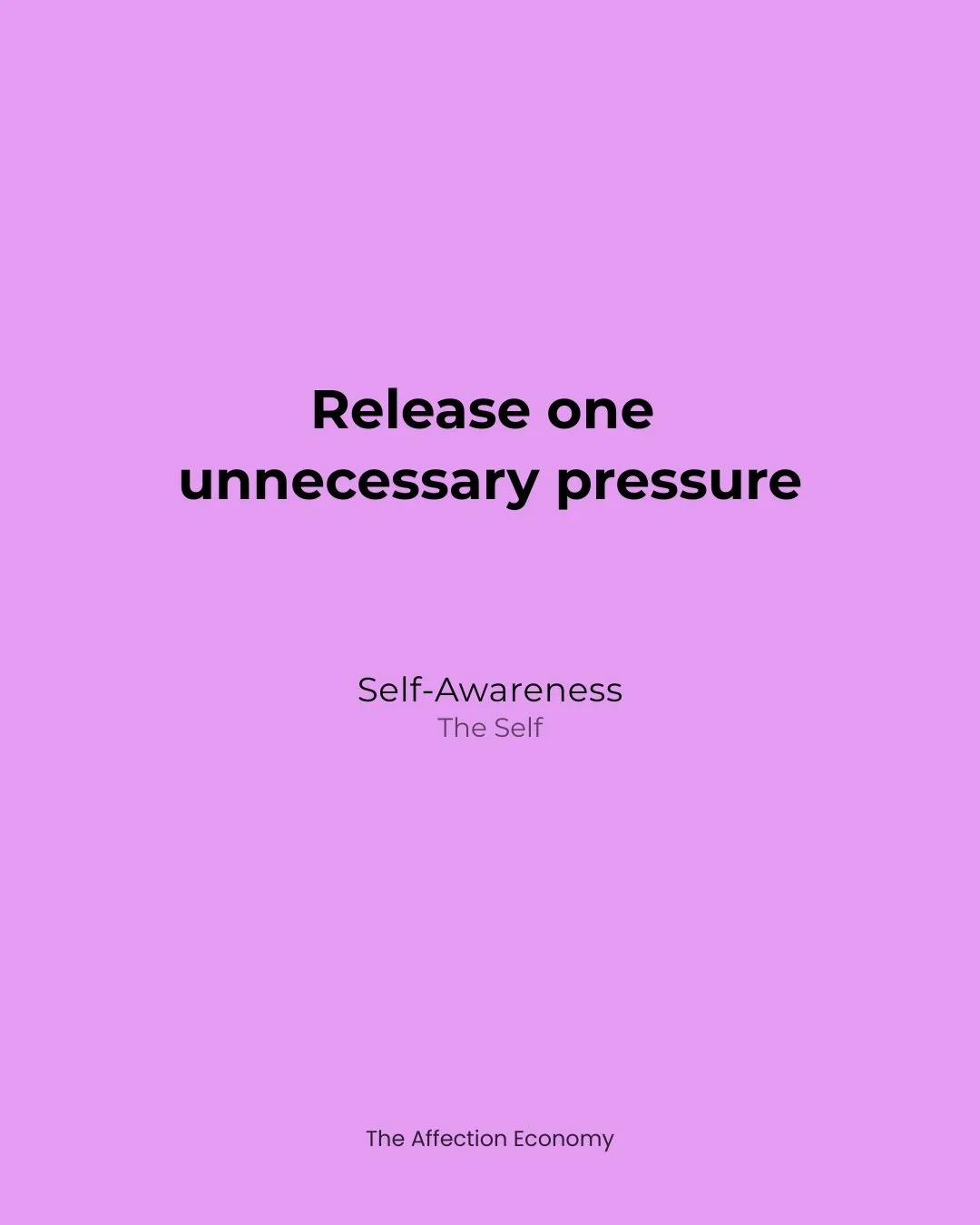 Day 48
Unnecessary pressure spreads quickly. What you carry silently often becomes culture.
Release what doesn&rsquo;t belong to you.

#365ActsOfAffection #TheAffectionEconomy #SelfAwareness #LeadershipPractice #ValuesInAction