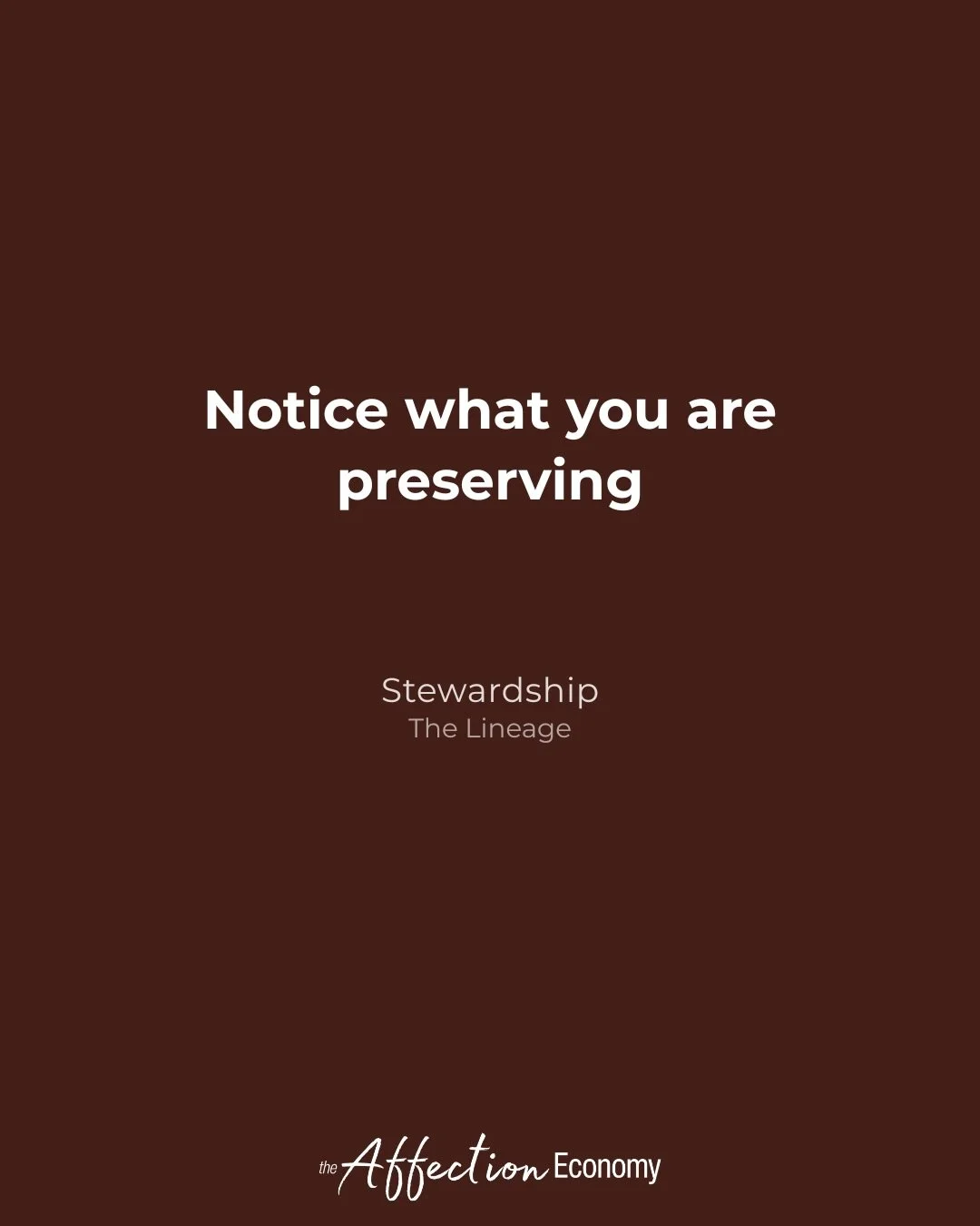 Day 74
Continuity doesn&rsquo;t happen by accident.
It happens because someone decided it mattered.  #365ActsOfAffection
#TheAffectionEconomy
#StewardshipInAction
#TheLineage
#ValuesLedLeadership
