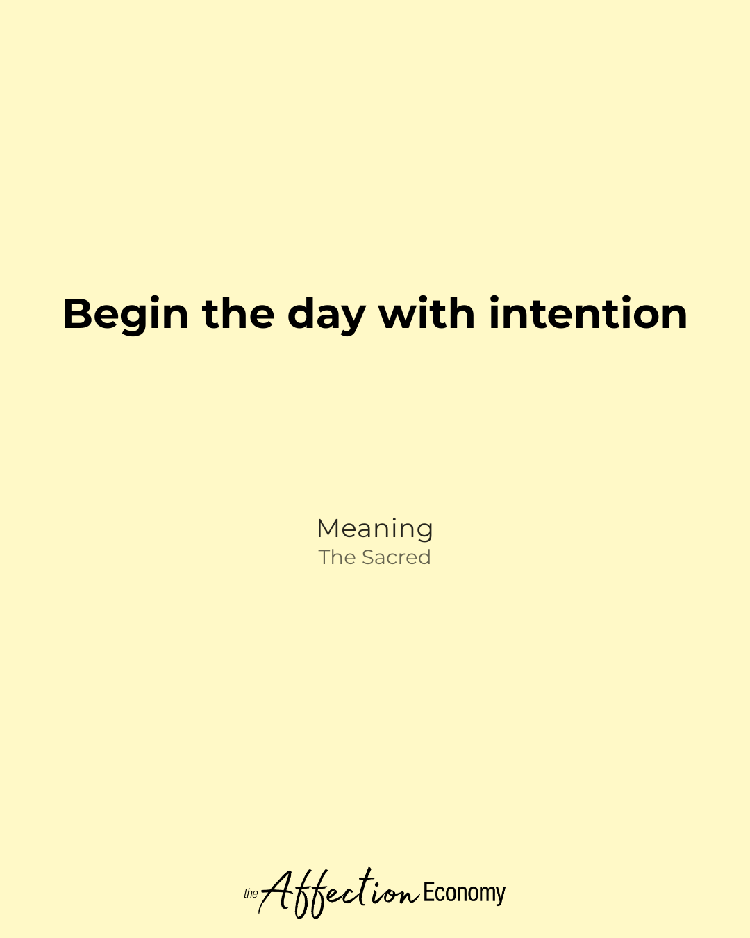 Week Twelve — Meaning (The Sacred)