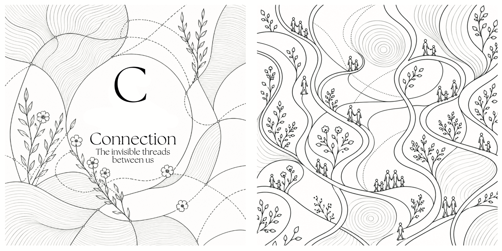 Premium adult colouring book by Jet Swain