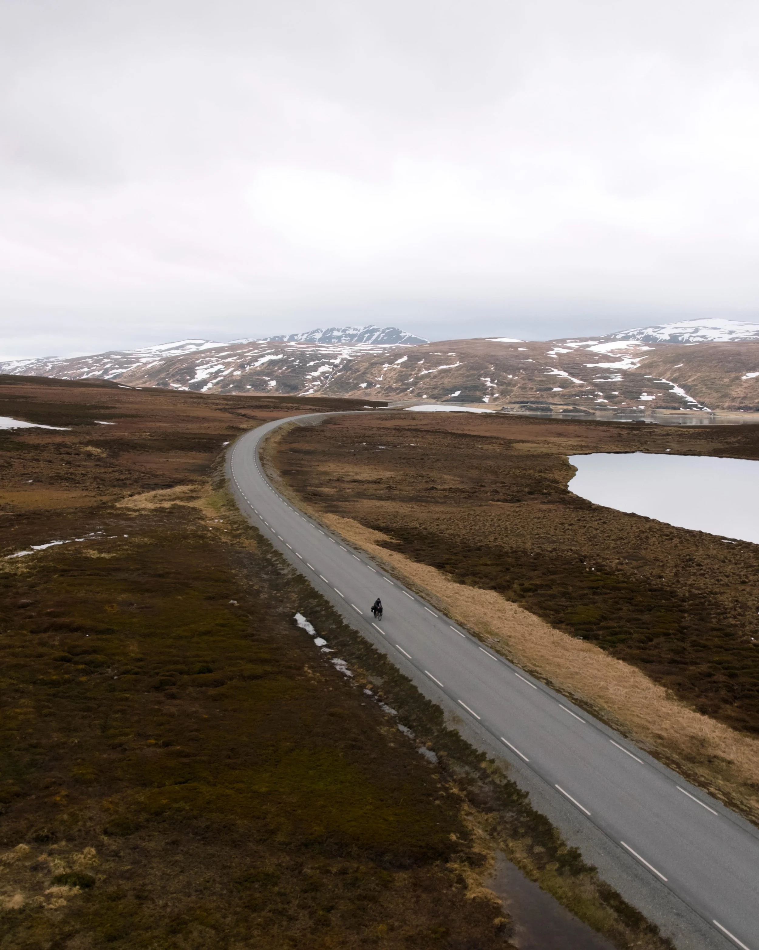Not gonna lie. The first day was tough. I spent the morning riding north to actually get to North Cape, and after a short stop at the top of Europe, I turned back and started pedaling south. I wanted to stay longer, but it was extremely windy and I w