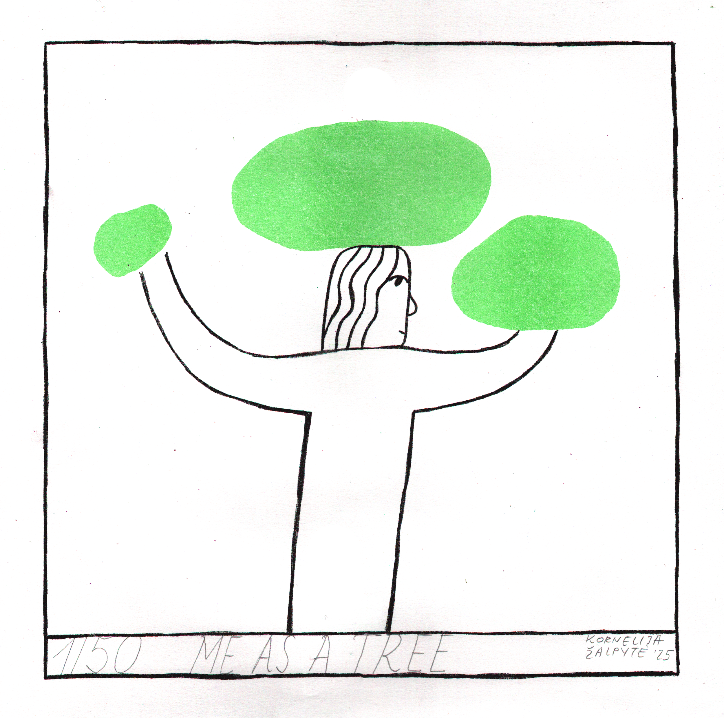 ME AS A TREE riso print