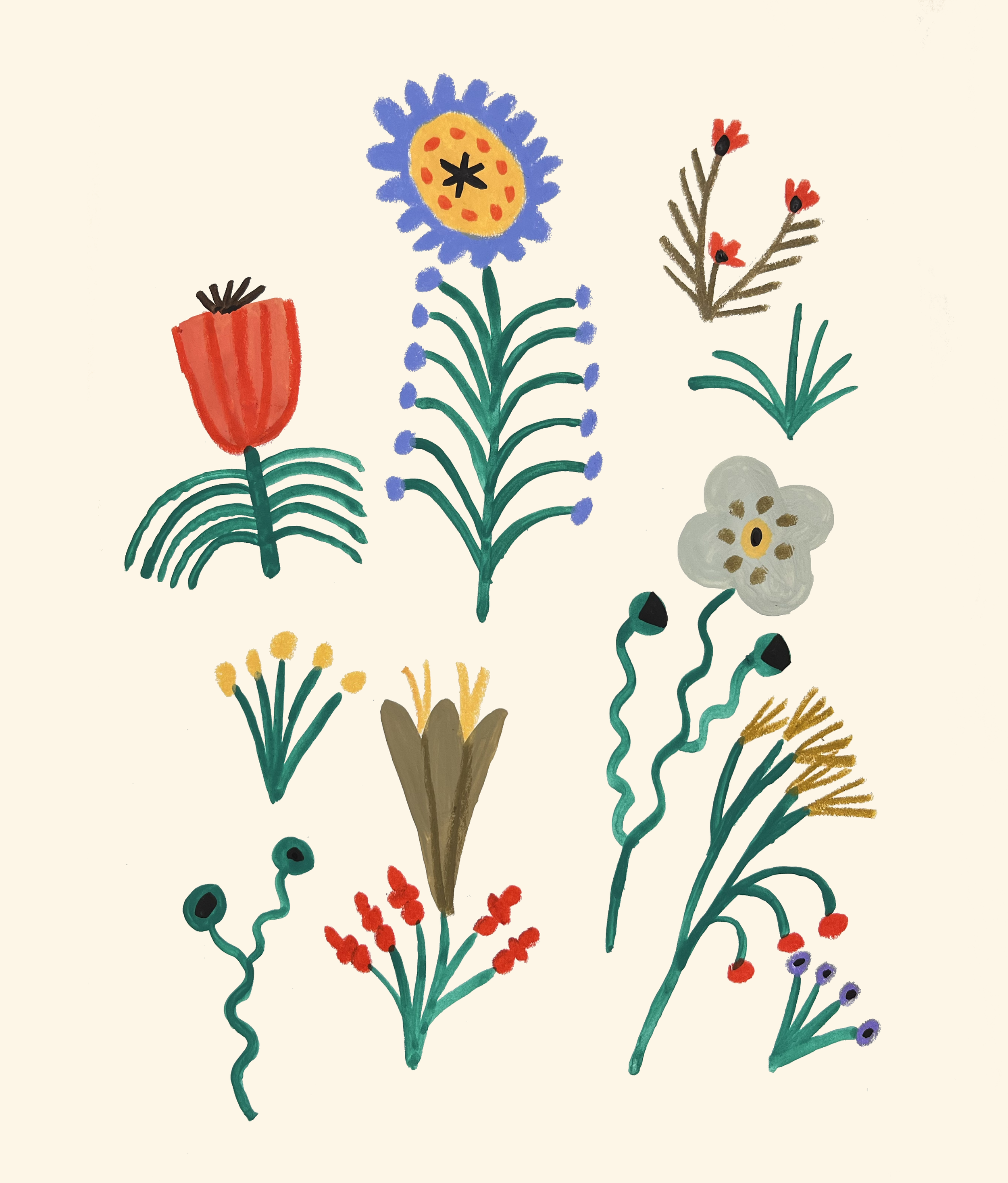 Mini print “Herbarium”