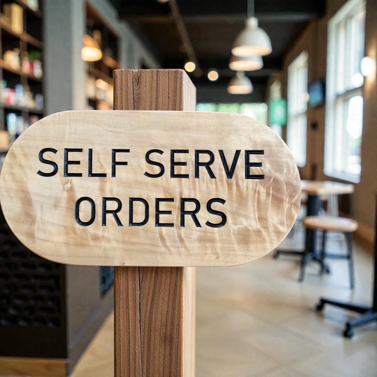 Slimline Oval Tablet Sign Rectangle 30-40cm / 12-16 inch